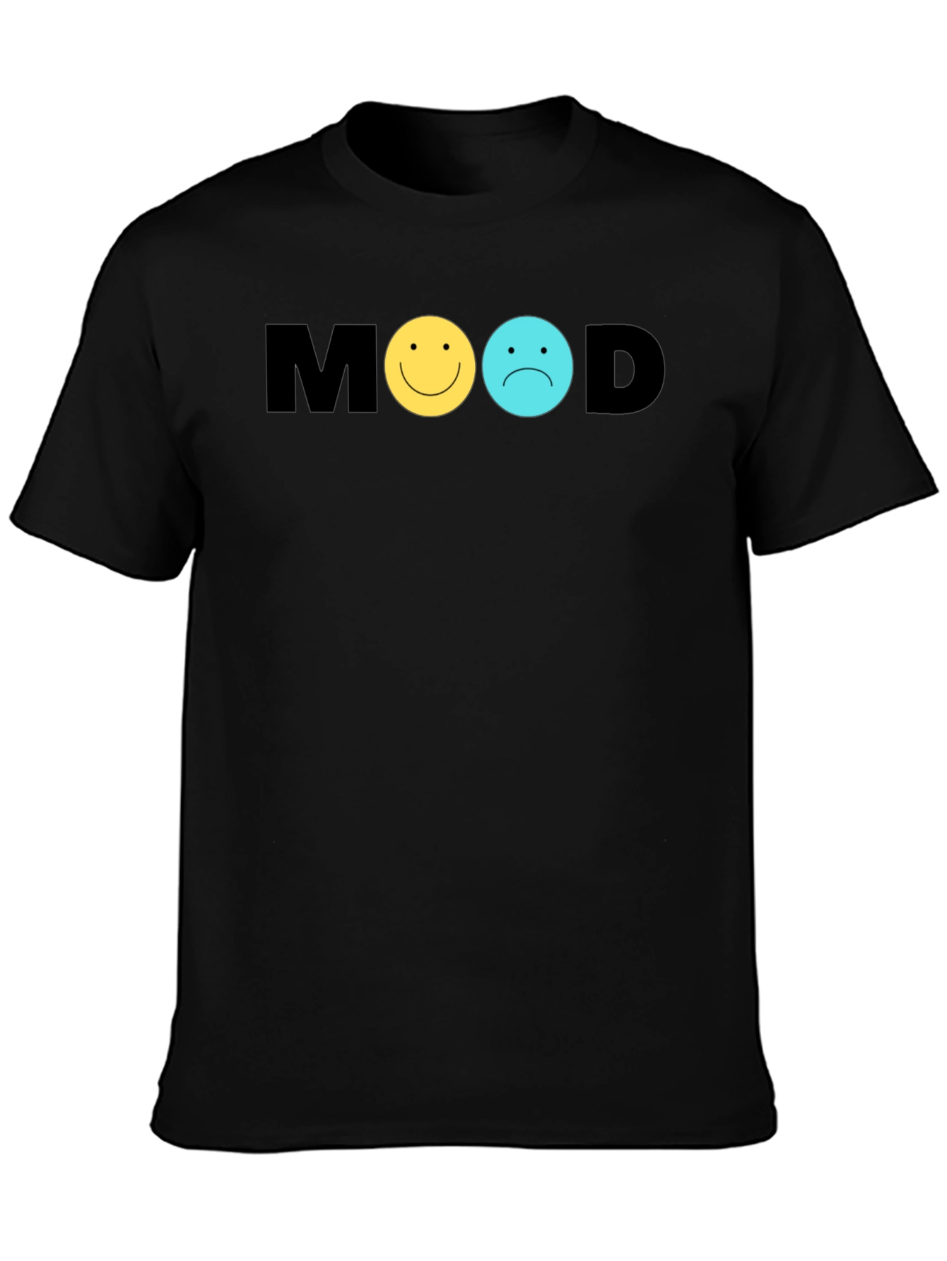 Mood Graphic Tee - Black Unisex T-Shirt