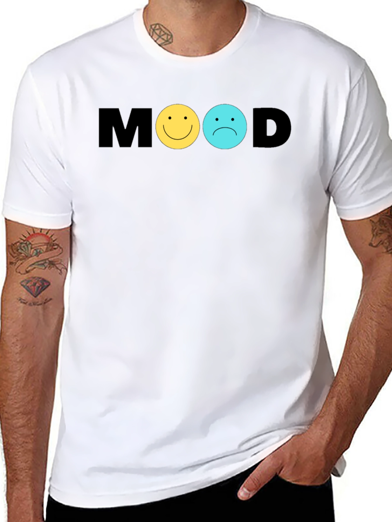 Mood Graphic Tee - Black Unisex T-Shirt
