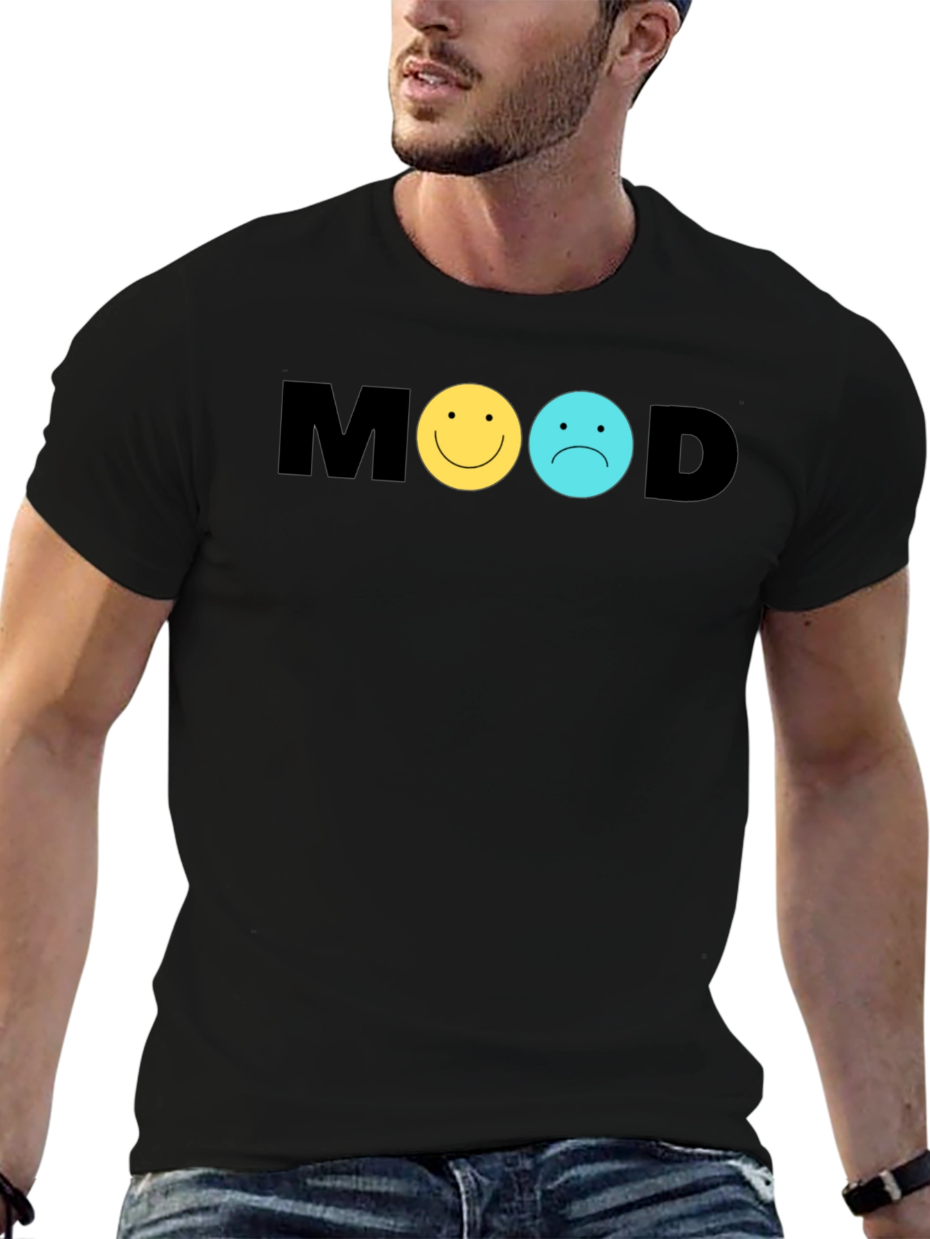 Mood Graphic Tee - Black Unisex T-Shirt