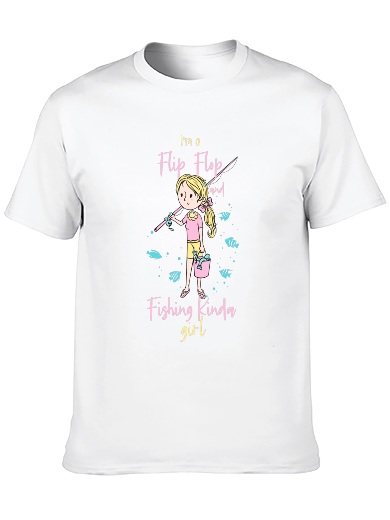 Flip Flop Fishing Girl T-Shirt
