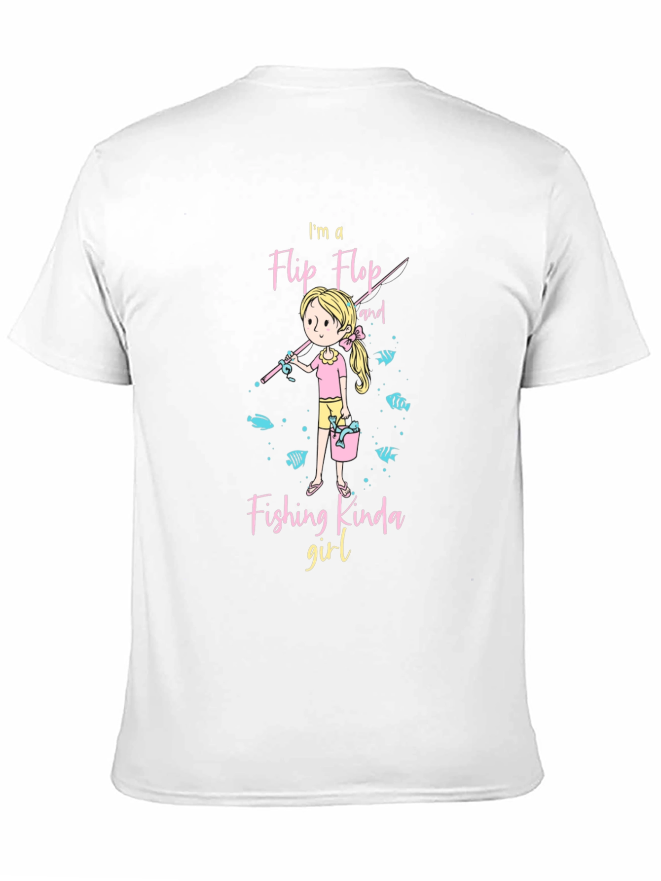 Flip Flop Fishing Girl T-Shirt