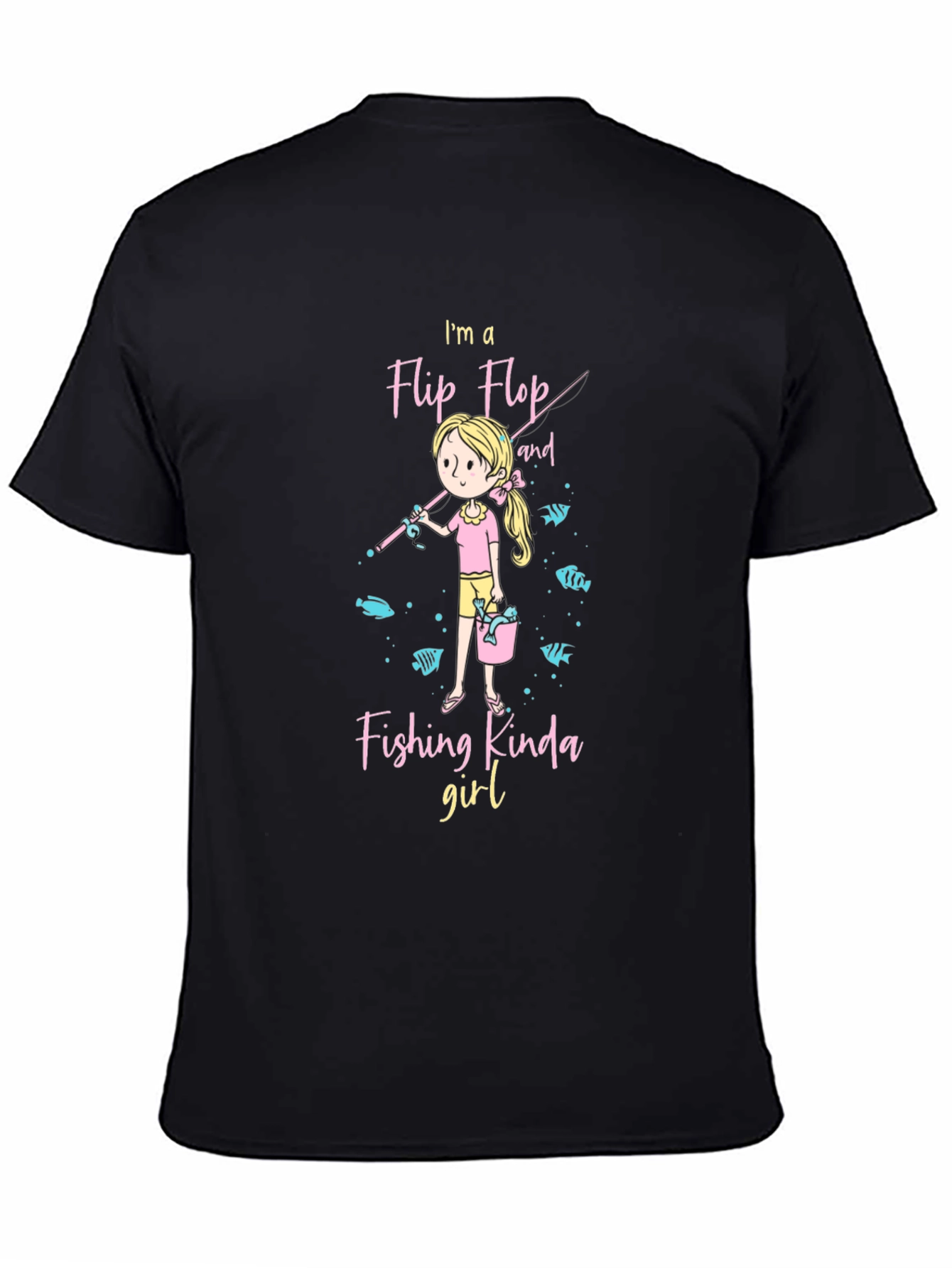 Flip Flop Fishing Girl T-Shirt