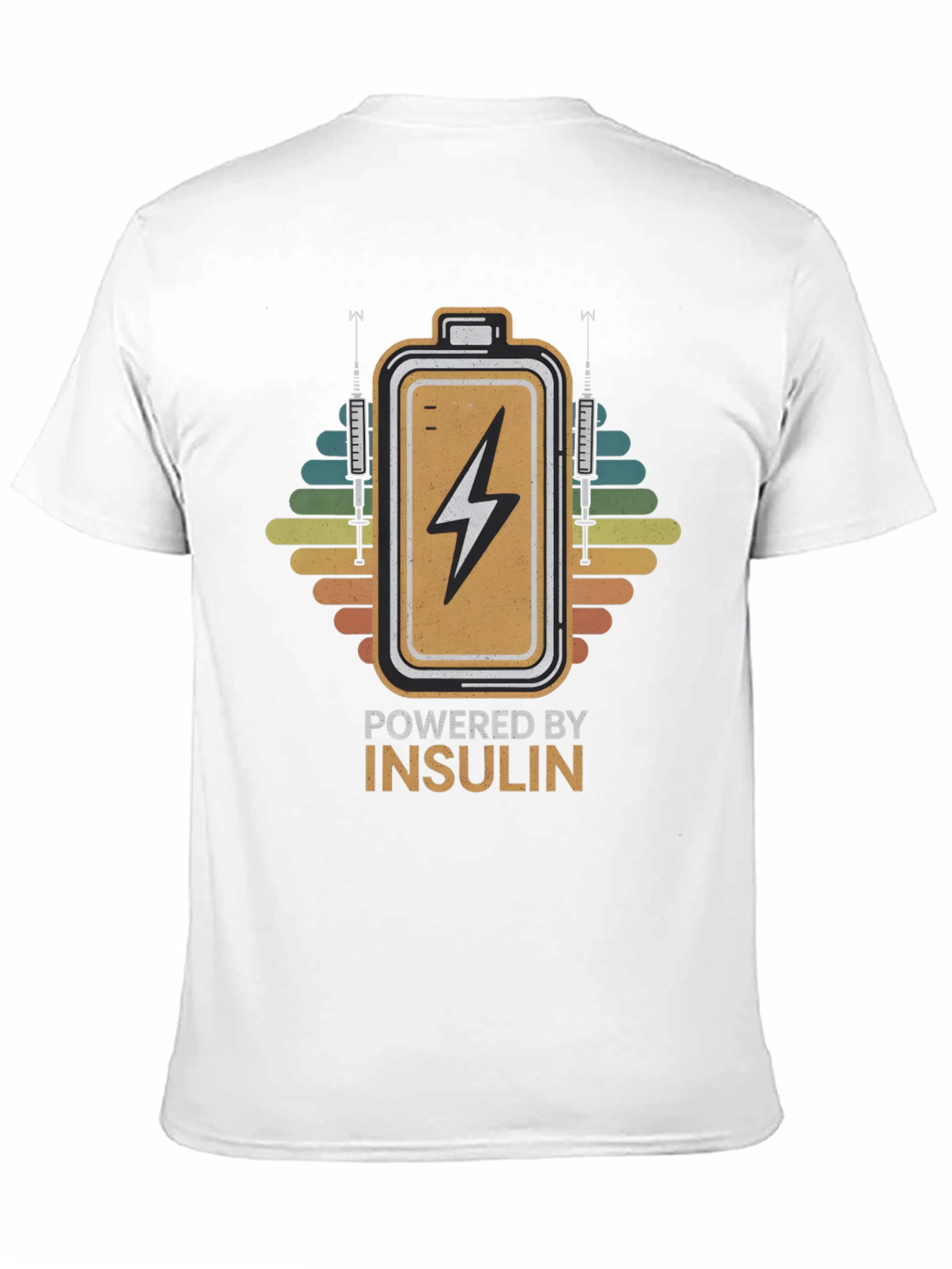 Powered by Insulin Graphic T-Shirt