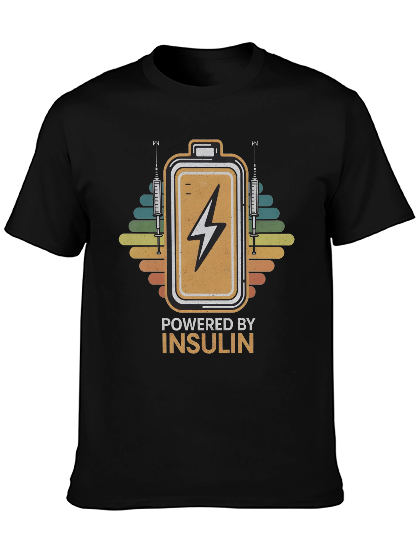 Powered by Insulin Graphic T-Shirt