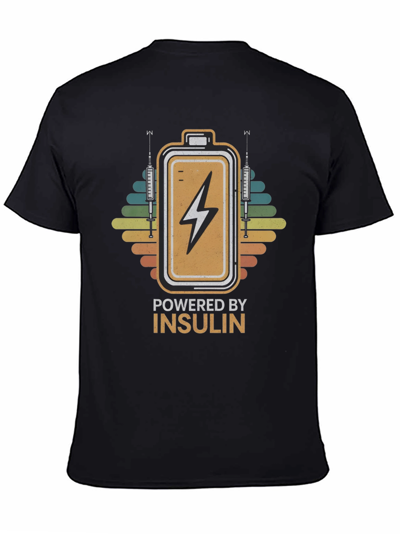 Powered by Insulin Graphic T-Shirt