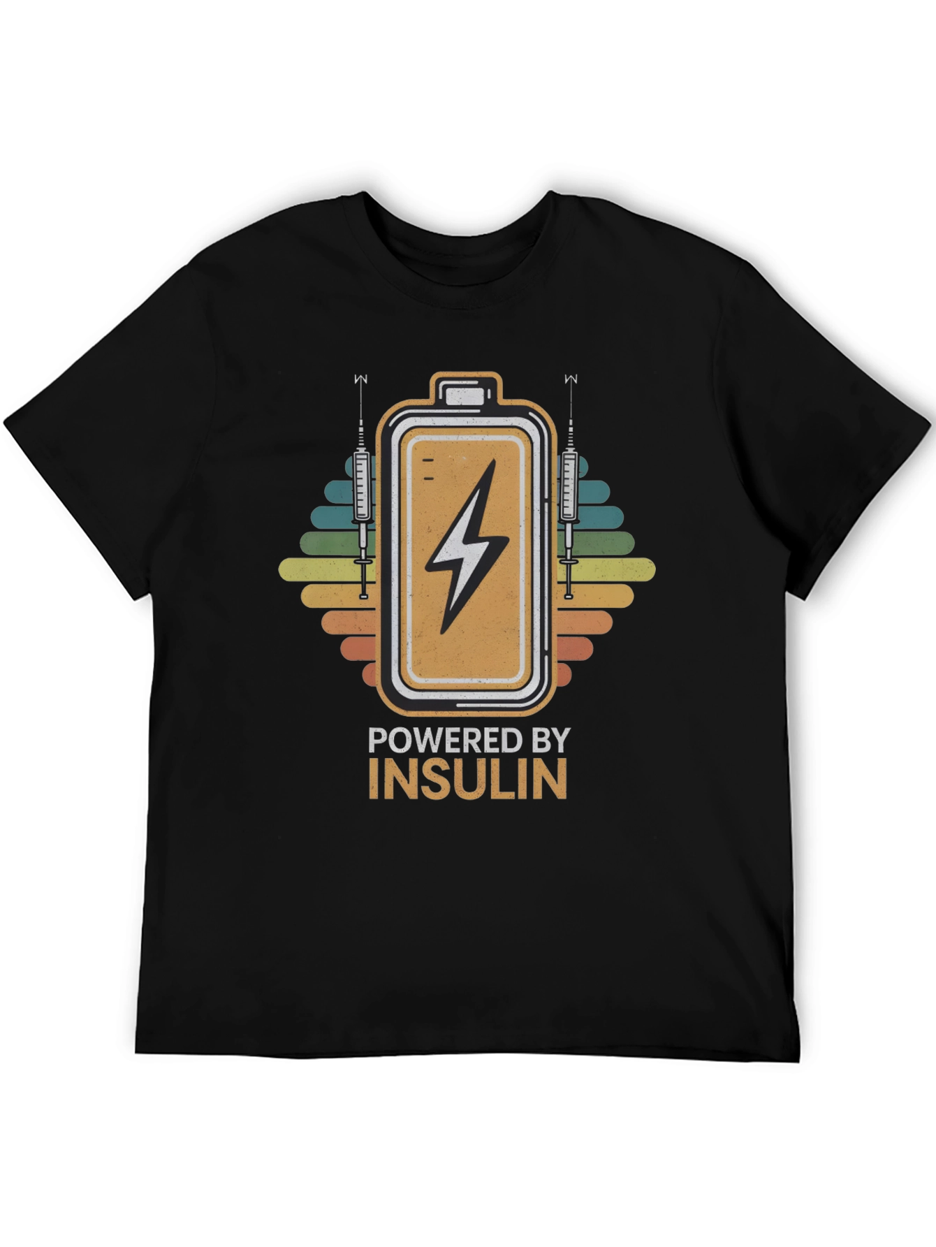 Powered by Insulin Graphic T-Shirt