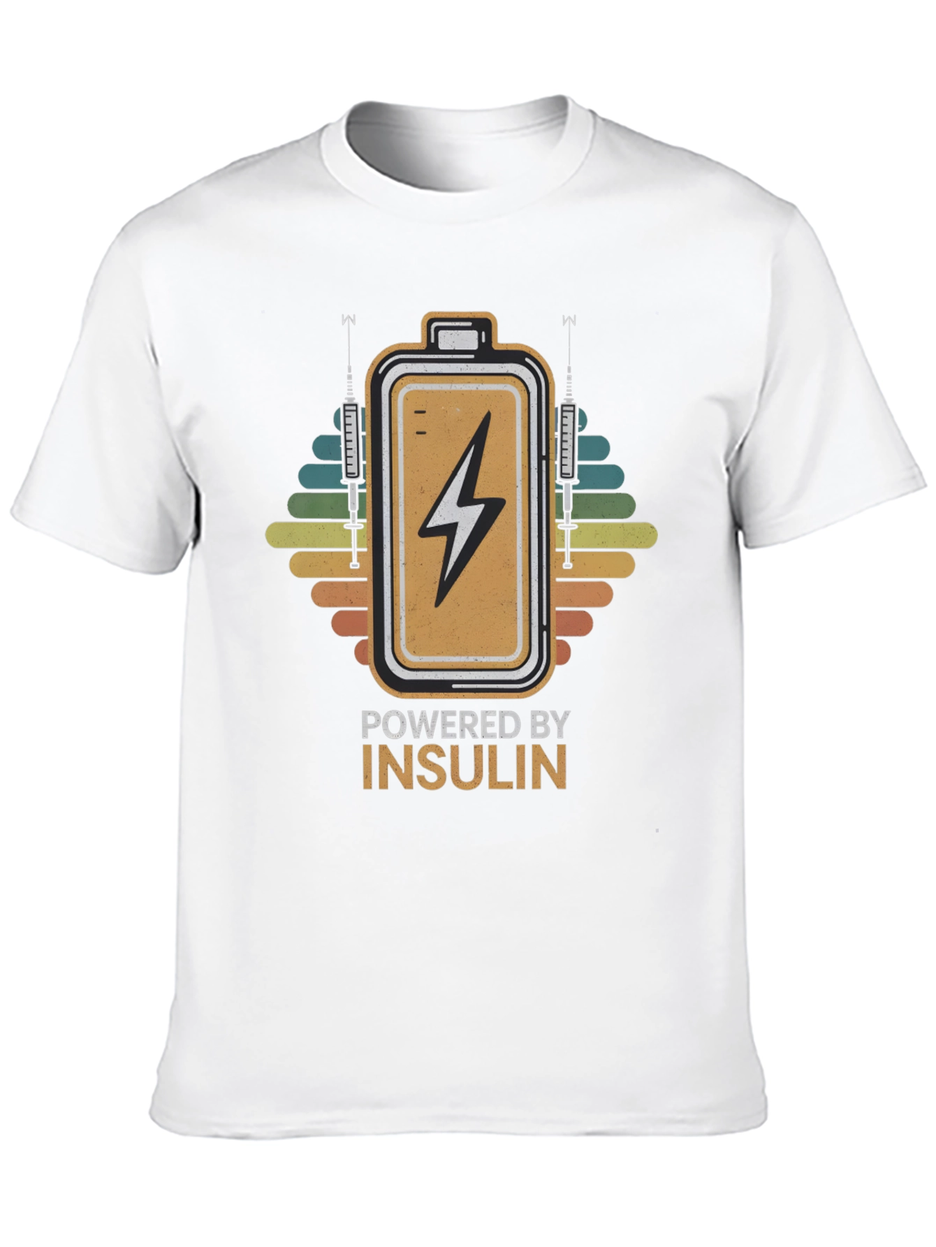 Powered by Insulin Graphic T-Shirt