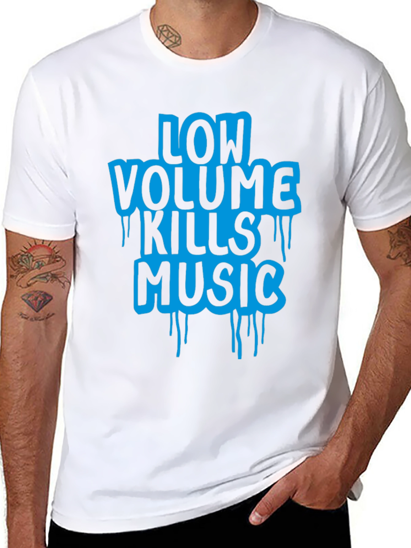Low Volume Kills Music Graphic T-Shirt