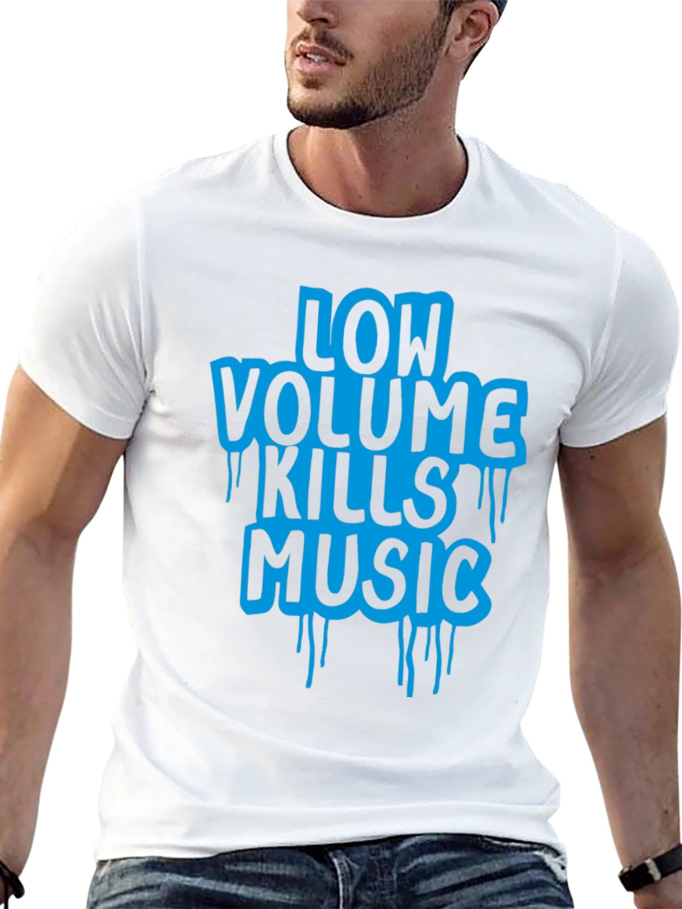 Low Volume Kills Music Graphic T-Shirt