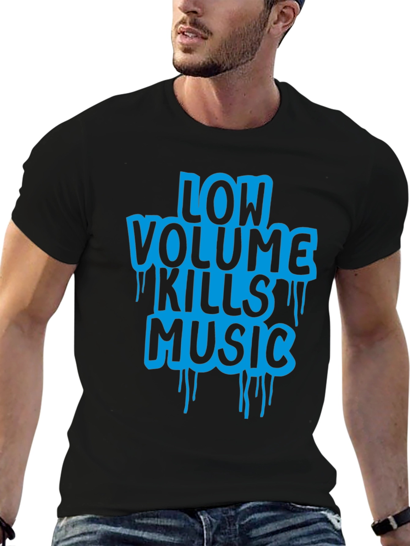 Low Volume Kills Music Graphic T-Shirt