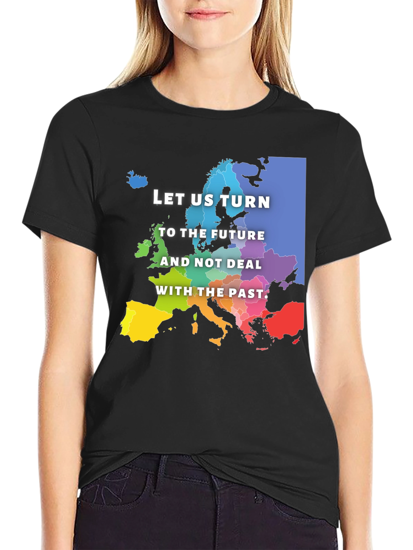 Europe Future Black T-Shirt