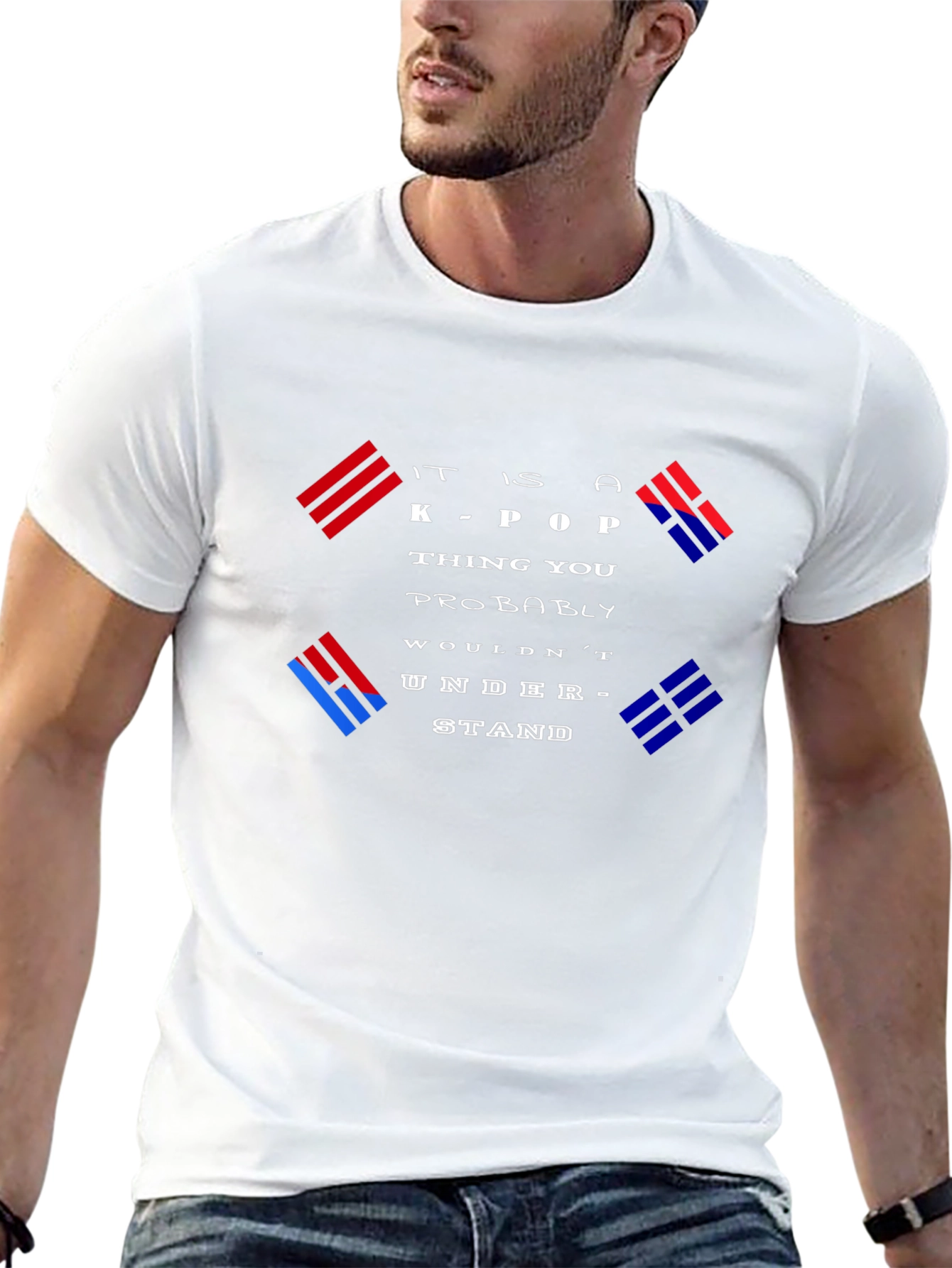 K-Pop Fan Black Graphic Tee