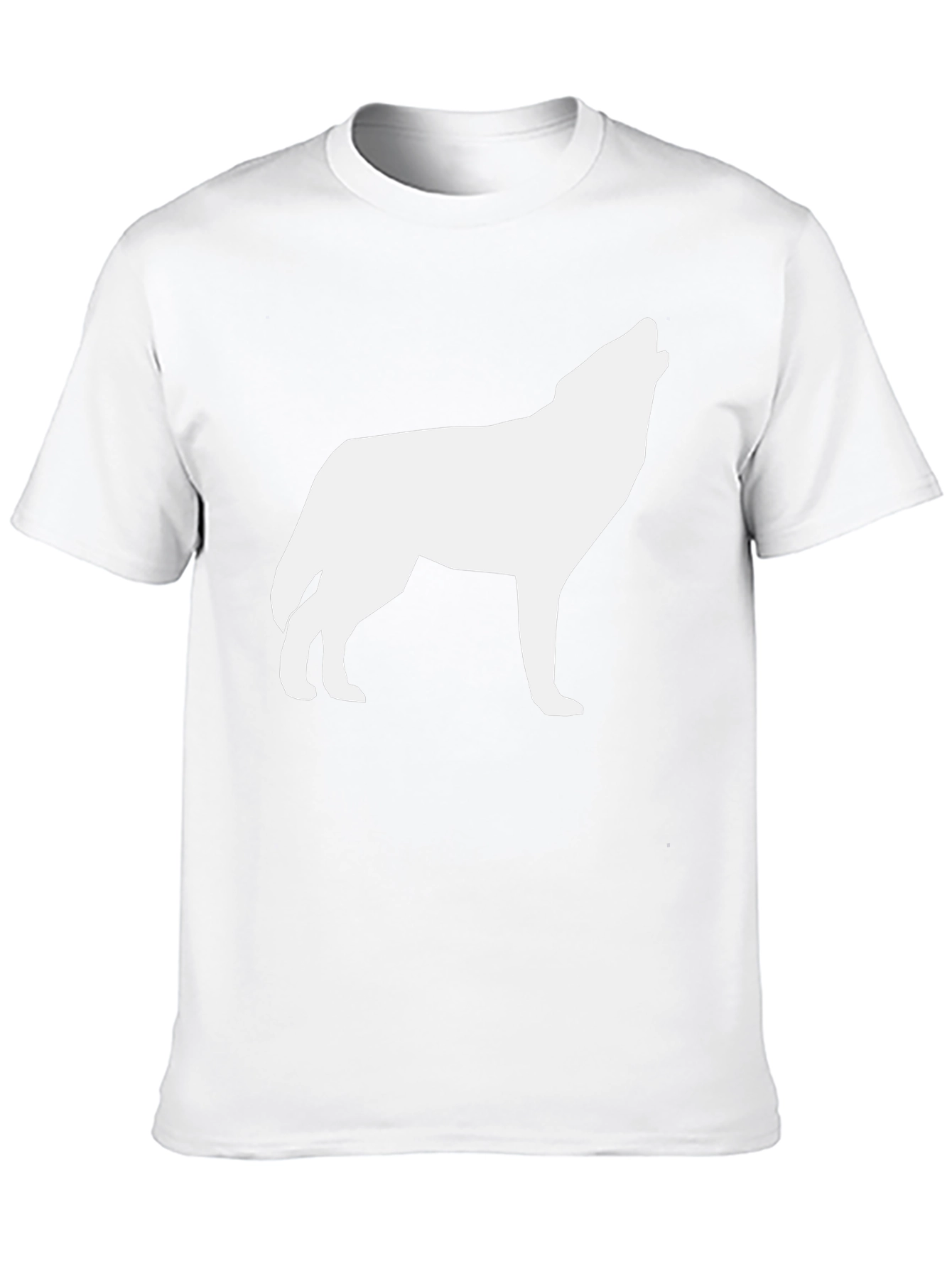Wolf Silhouette Black T-Shirt