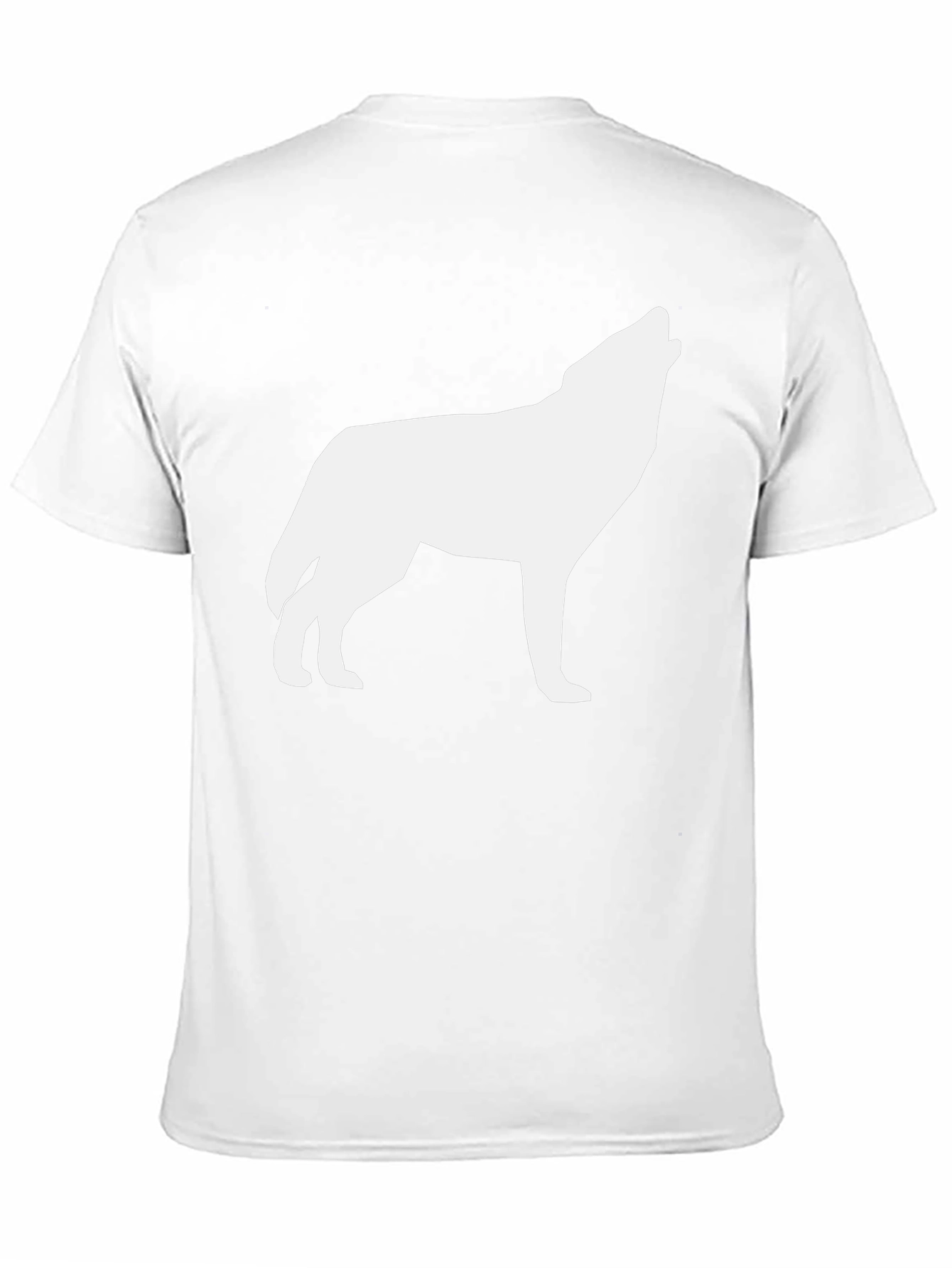 Wolf Silhouette Black T-Shirt