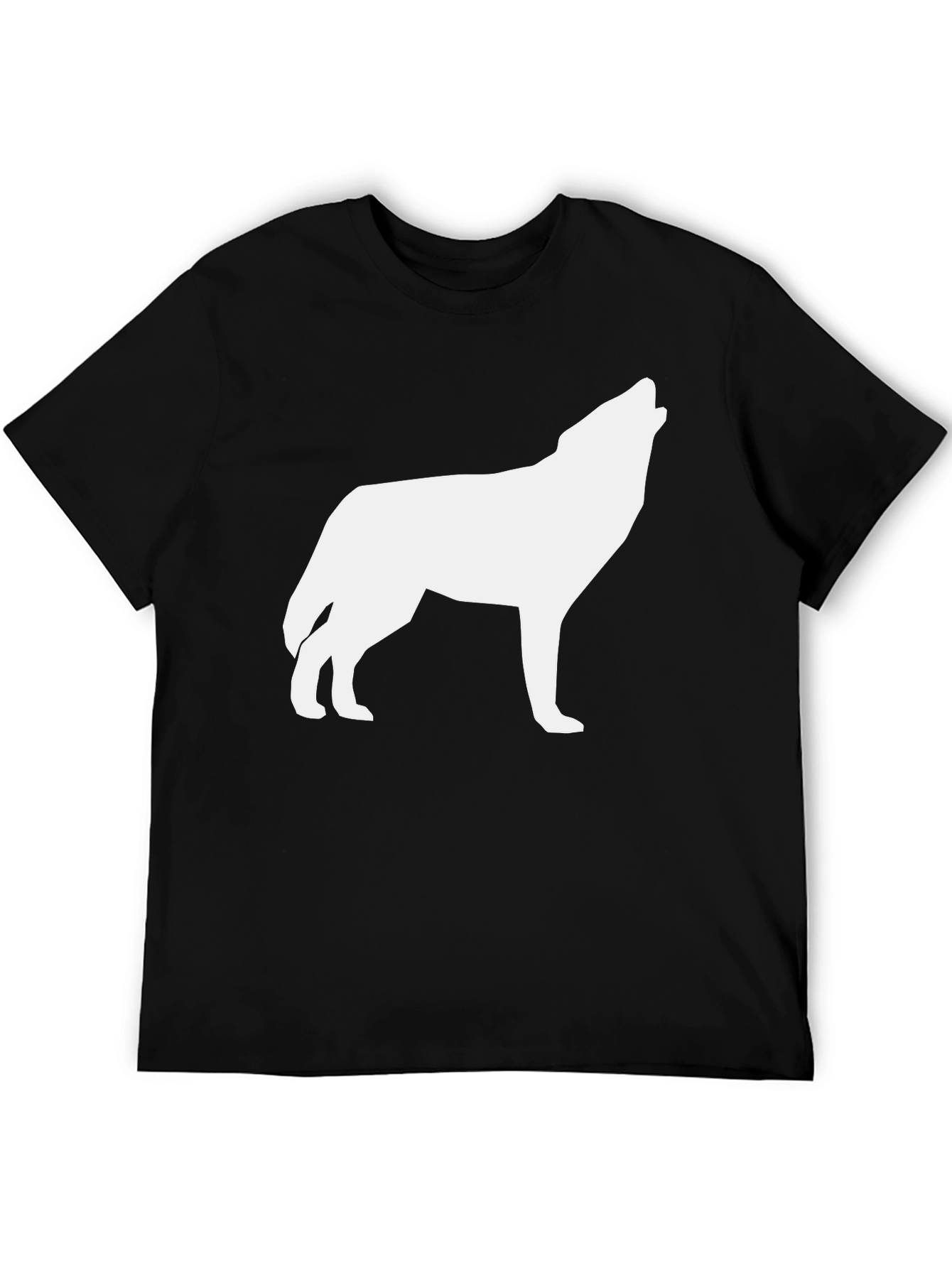 Wolf Silhouette Black T-Shirt