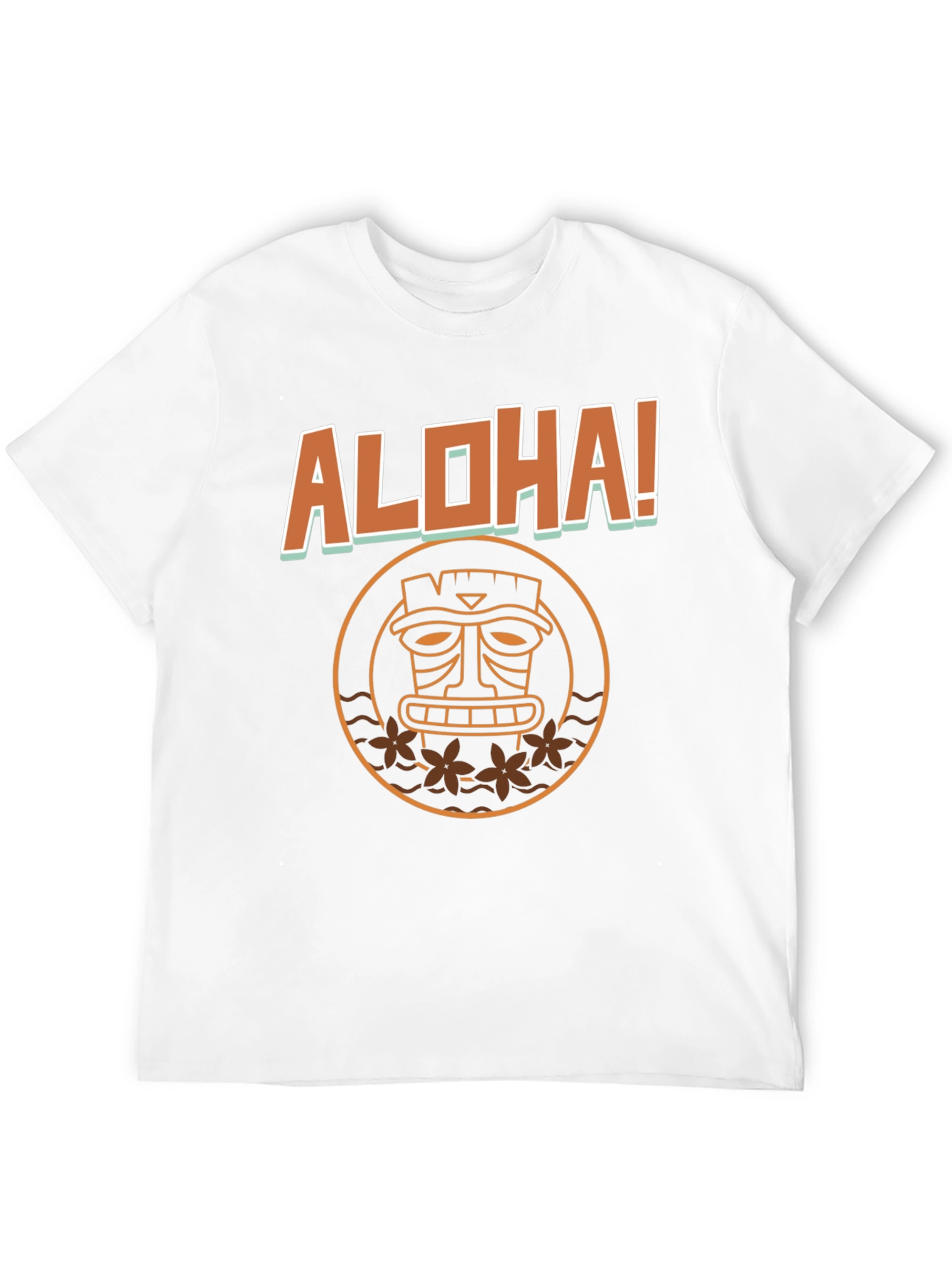Aloha! Graphic Print Black T-Shirt