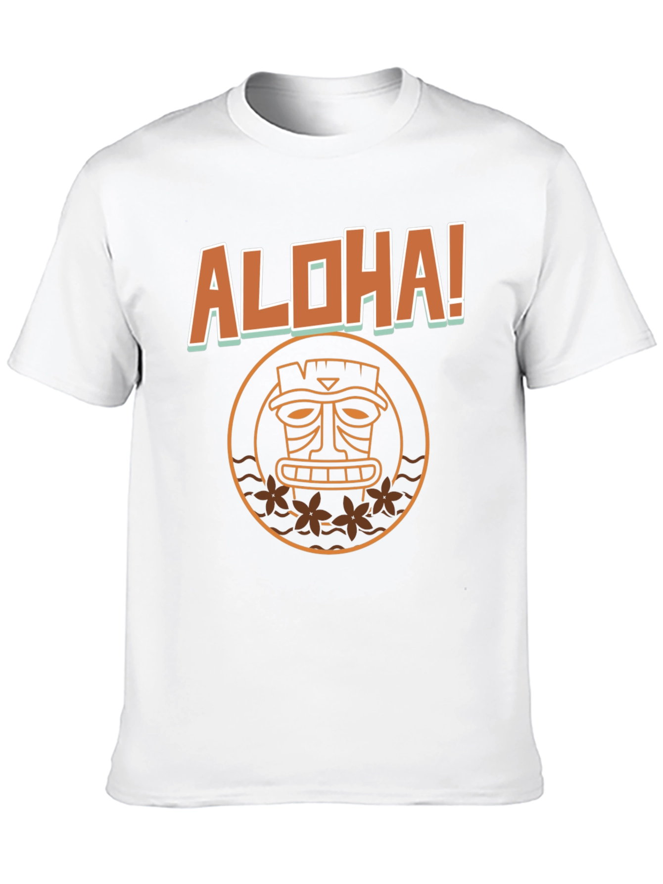 Aloha! Graphic Print Black T-Shirt