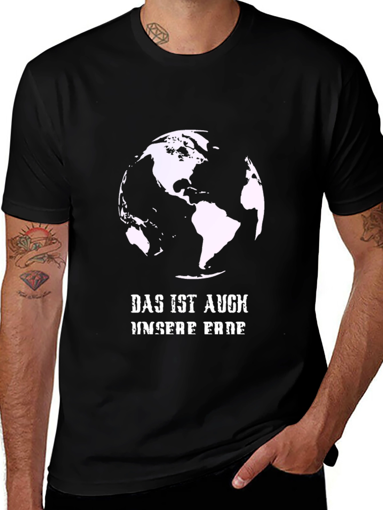 Earth Globe Graphic Tee - Our Earth