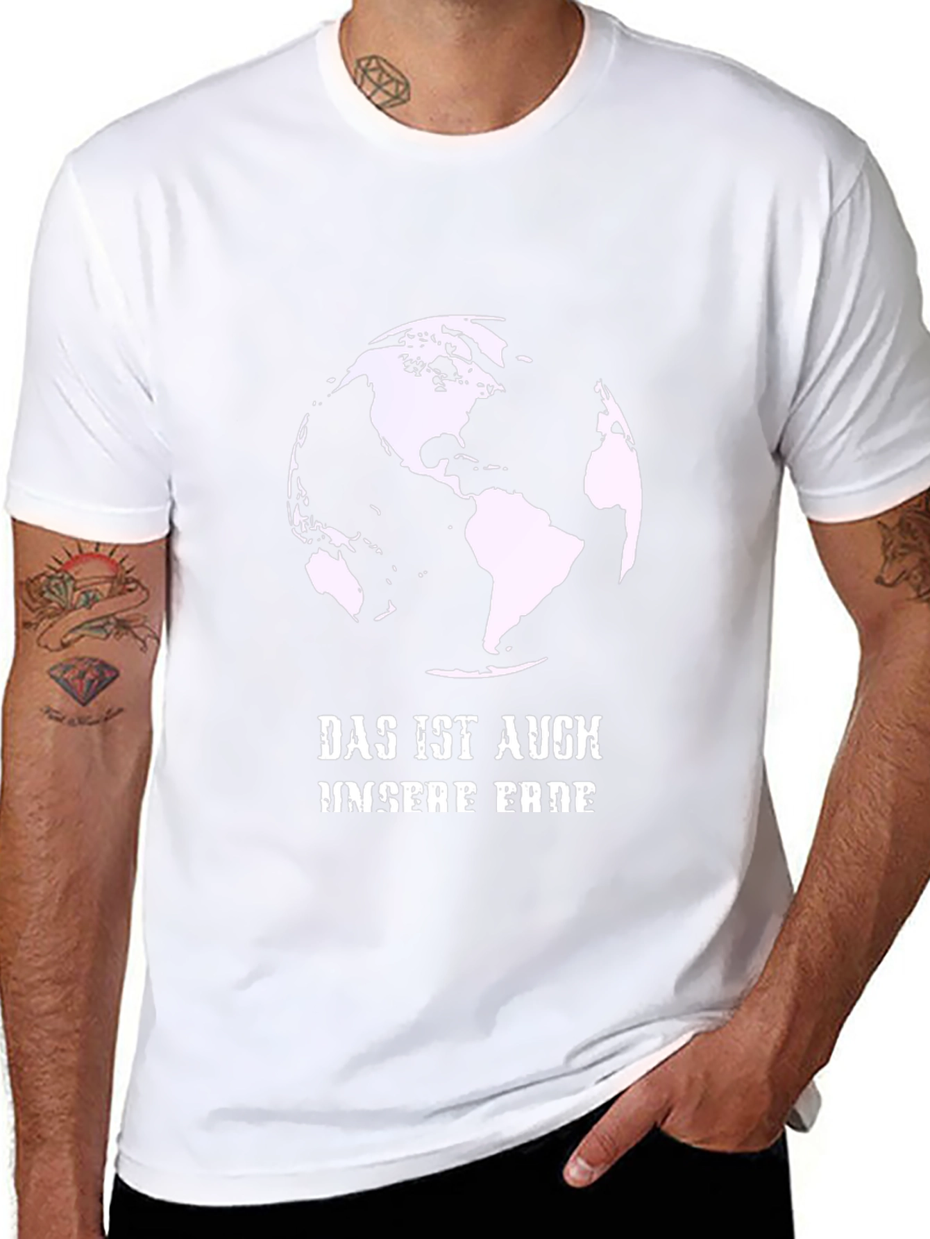 Earth Globe Graphic Tee - Our Earth