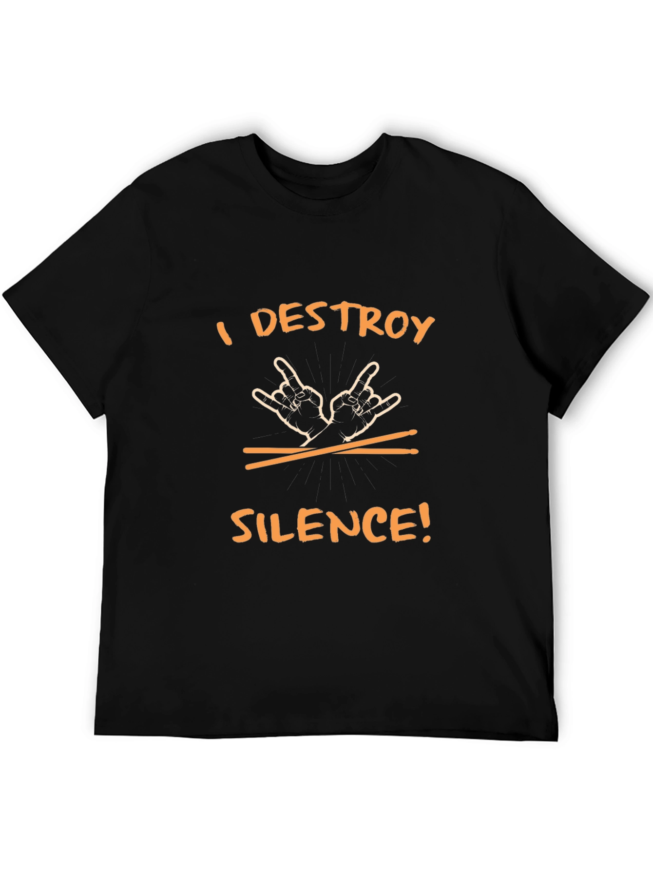 I Destroy Silence Rocker T-Shirt