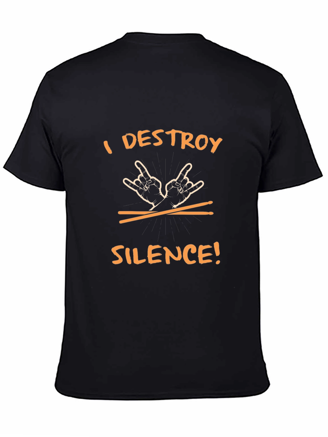 I Destroy Silence Rocker T-Shirt