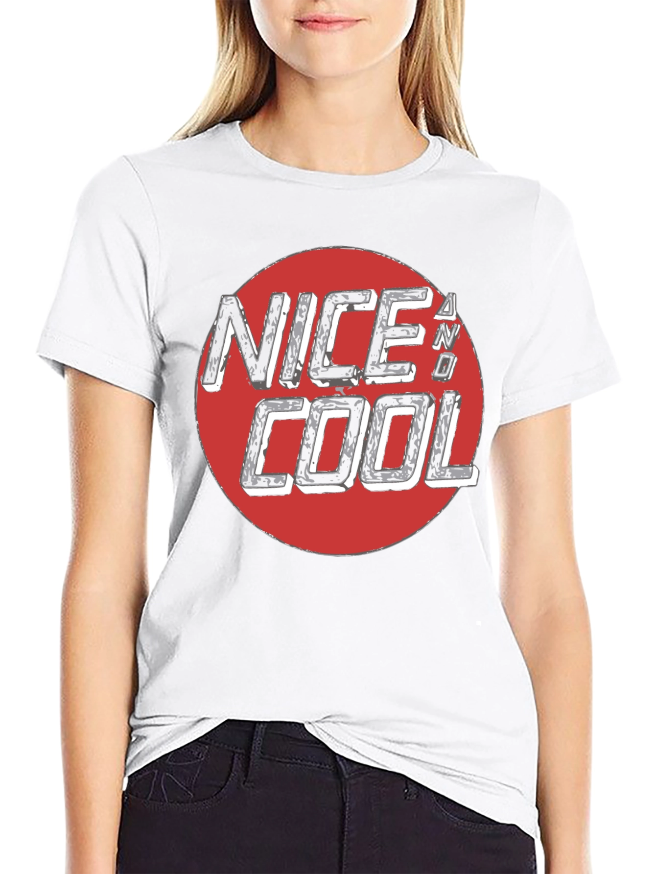 Nice N Cool Graphic Tee - Mens Black T-Shirt