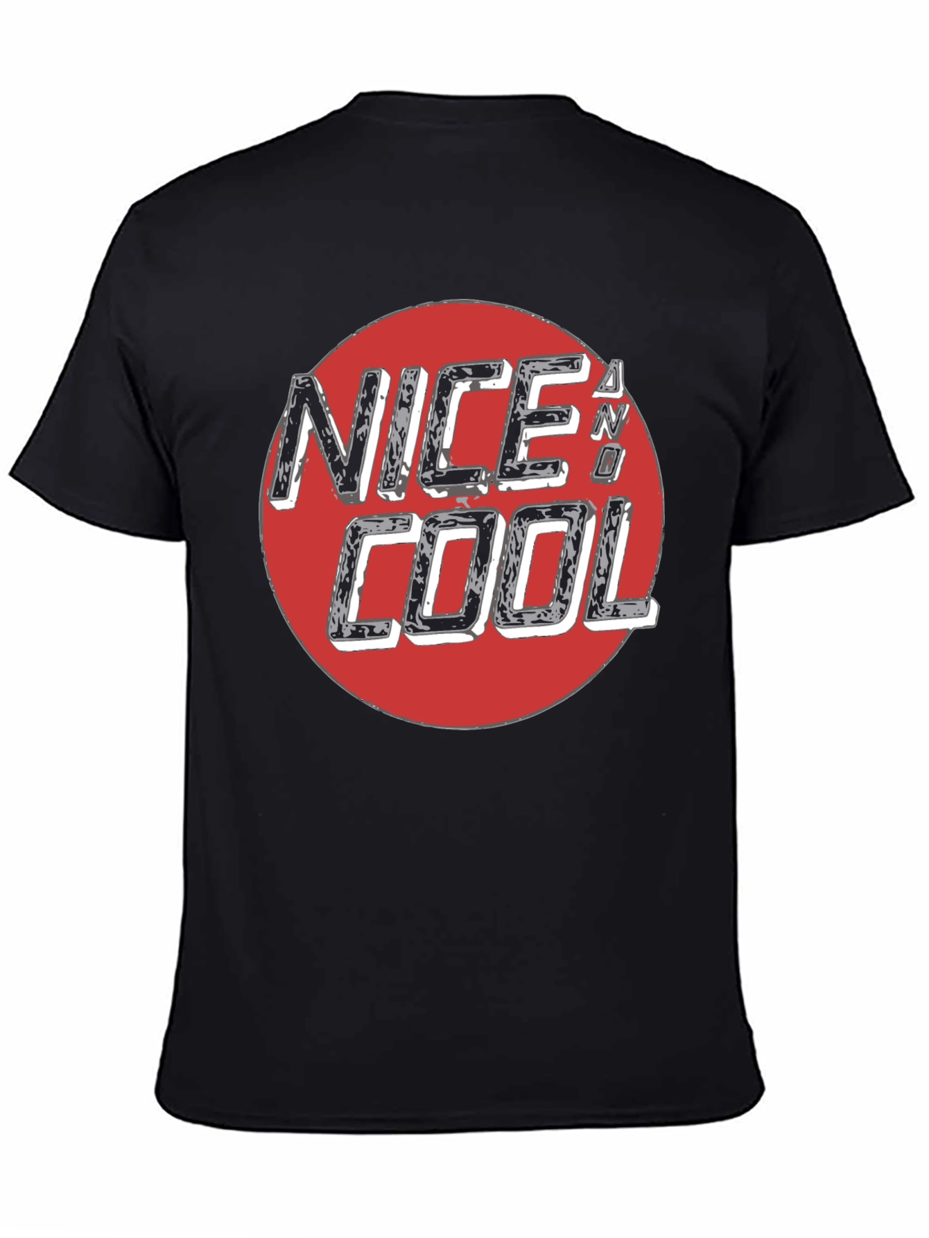 Nice N Cool Graphic Tee - Mens Black T-Shirt