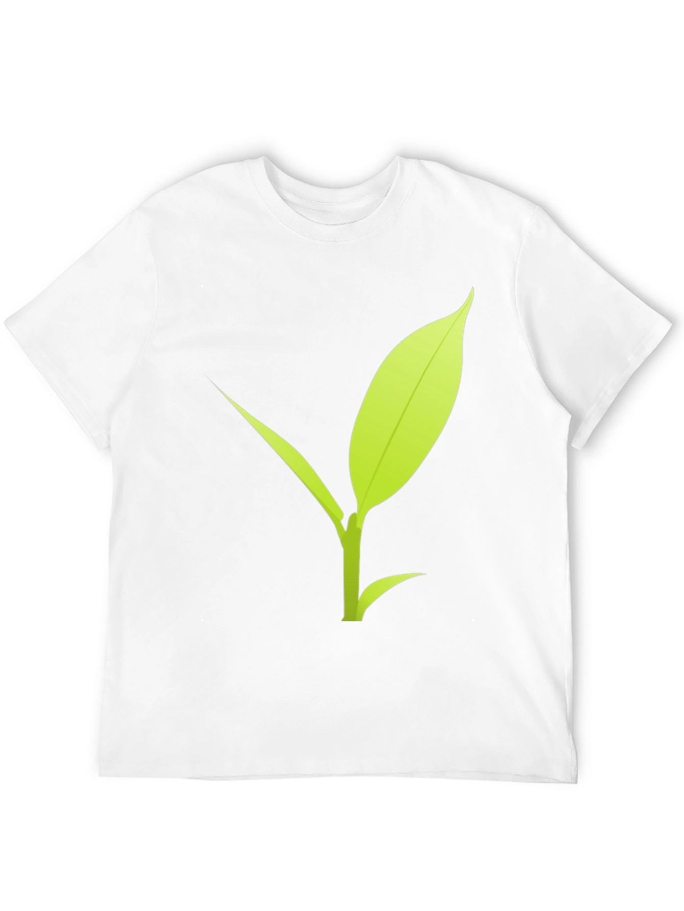 Leaf Graphic Black T-Shirt