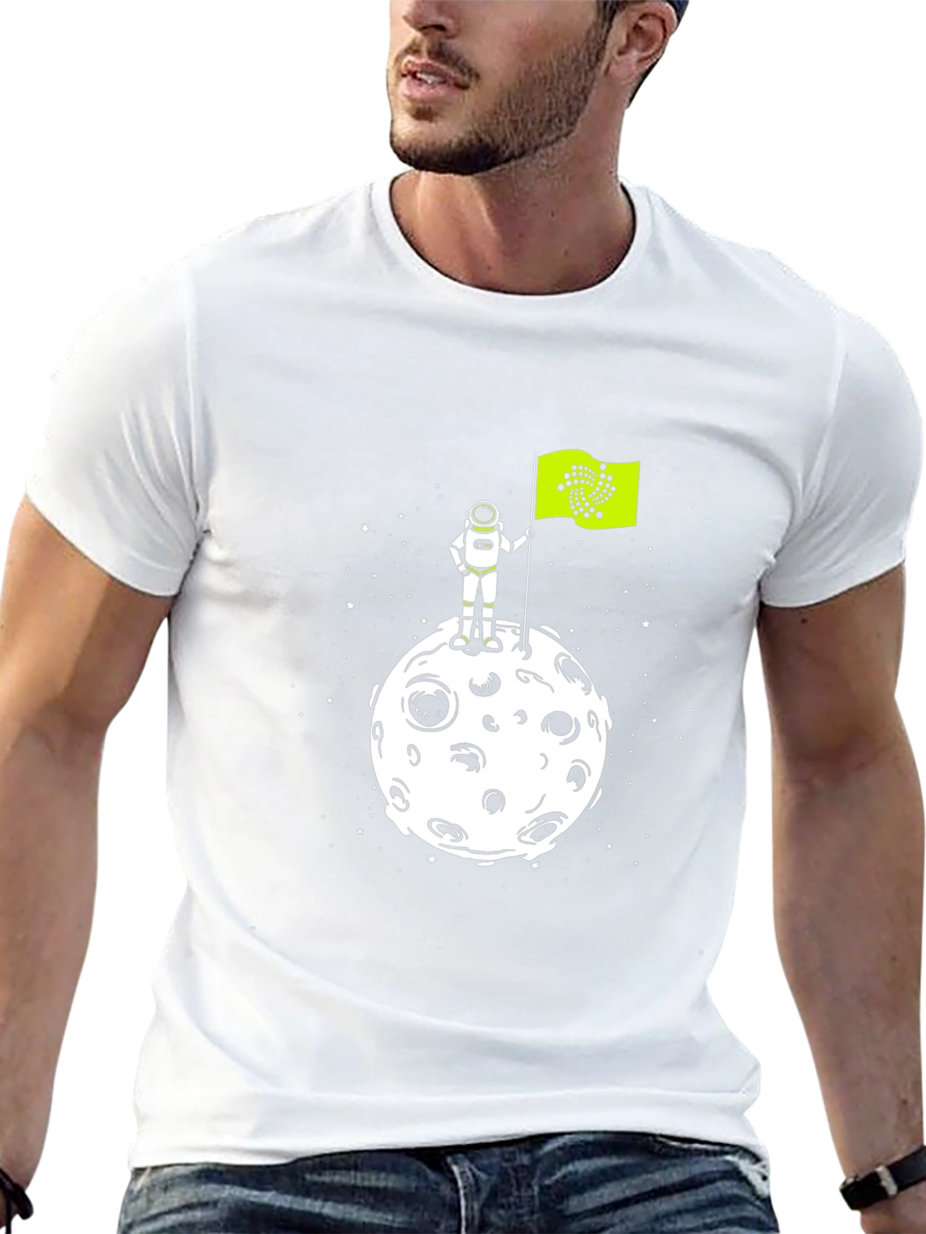 IOTA Moon Landing T-Shirt - Crypto Astronaut Tee
