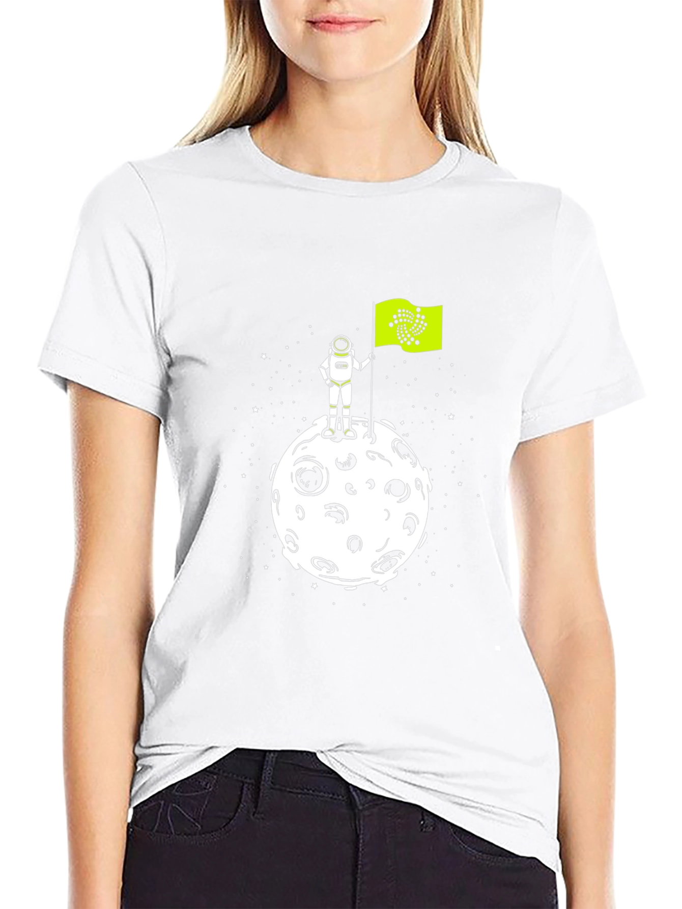IOTA Moon Landing T-Shirt - Crypto Astronaut Tee