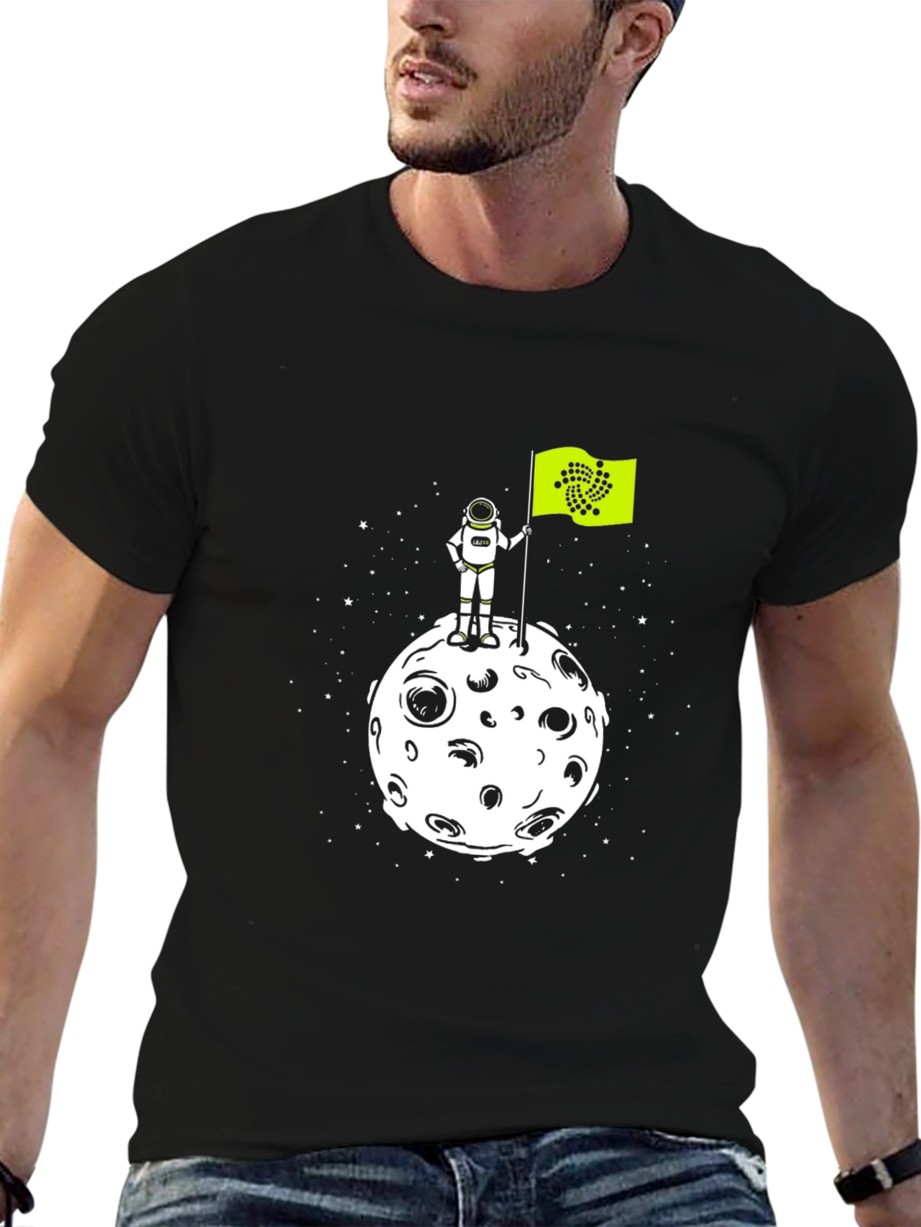 IOTA Moon Landing T-Shirt - Crypto Astronaut Tee