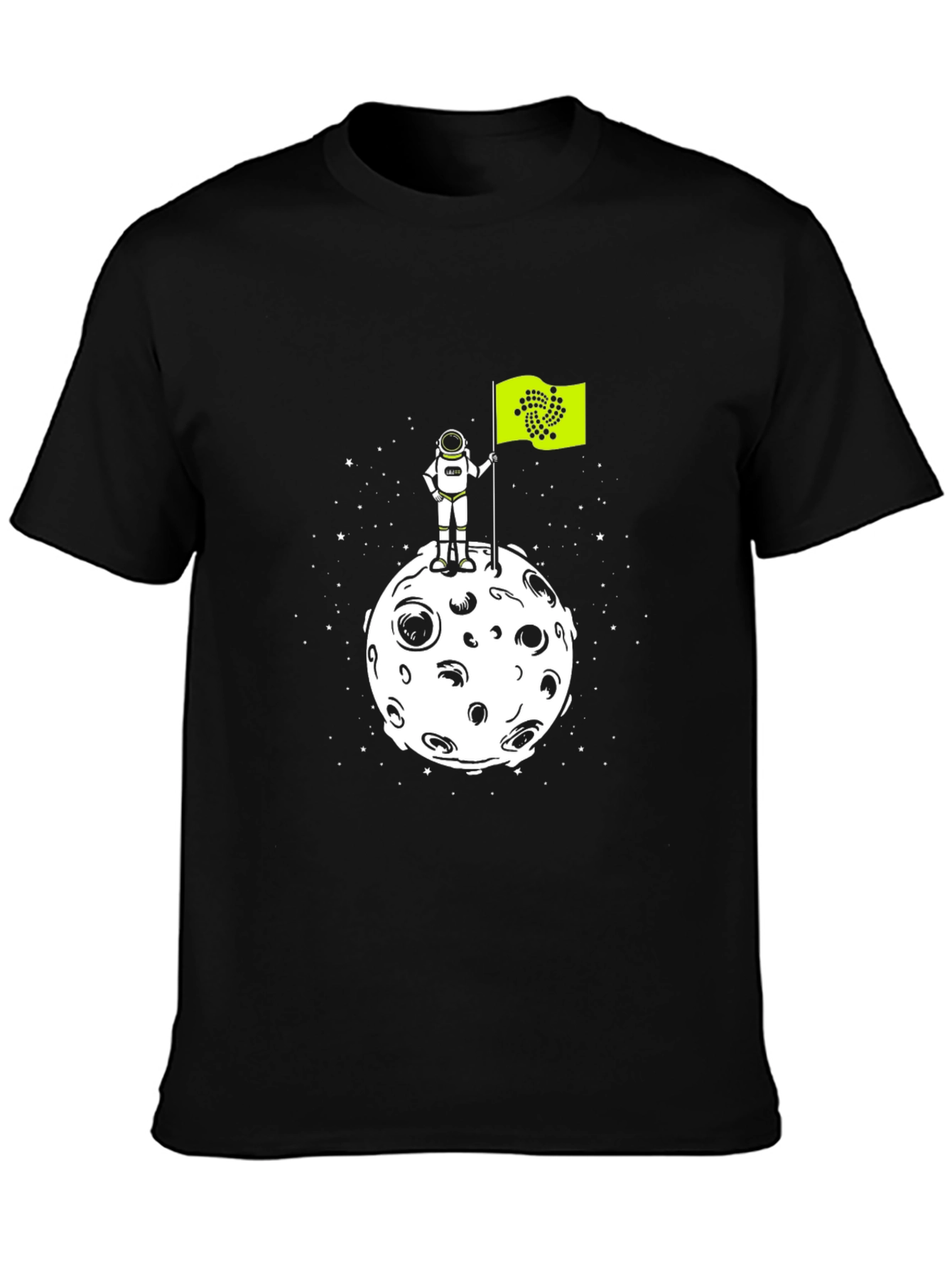 IOTA Moon Landing T-Shirt - Crypto Astronaut Tee