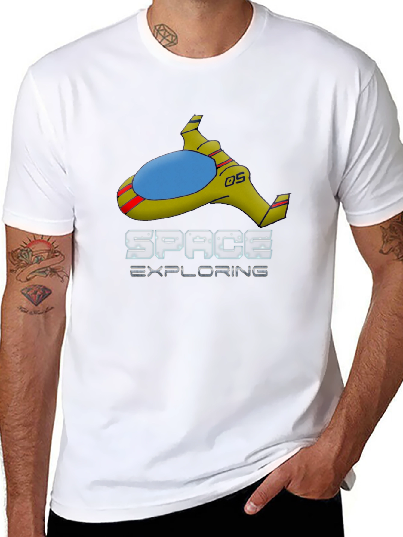 Space Exploring Graphic T-Shirt