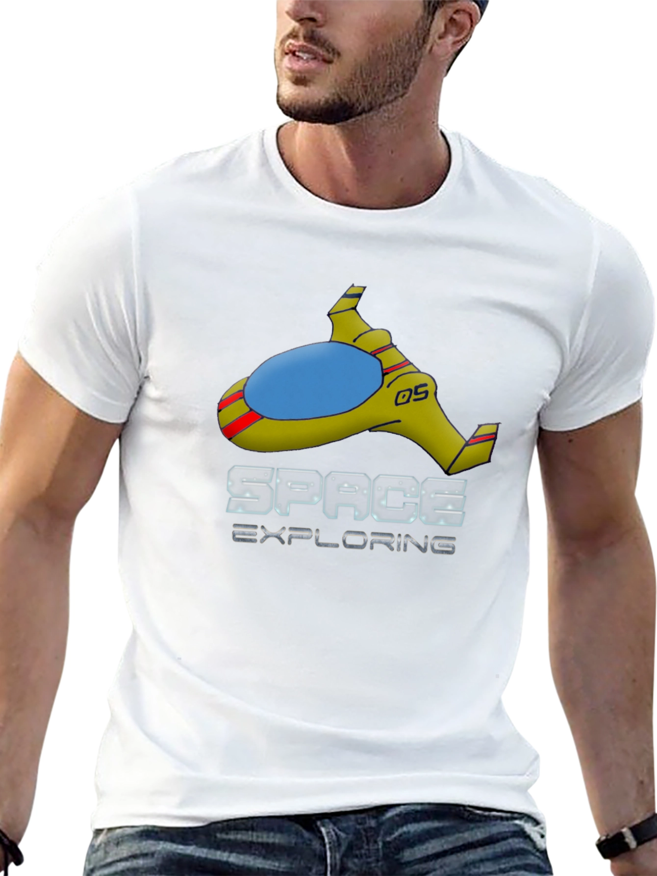 Space Exploring Graphic T-Shirt