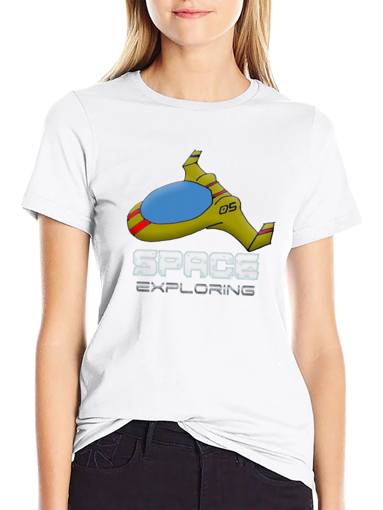 Space Exploring Graphic T-Shirt