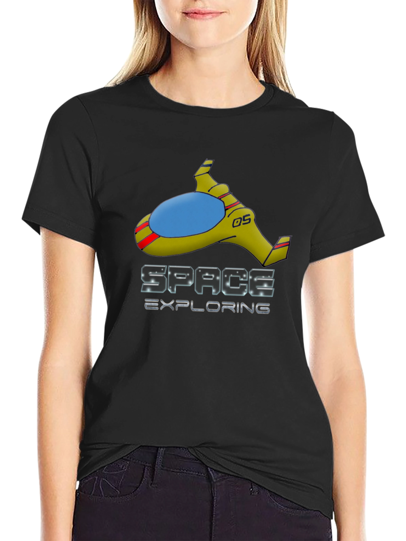 Space Exploring Graphic T-Shirt