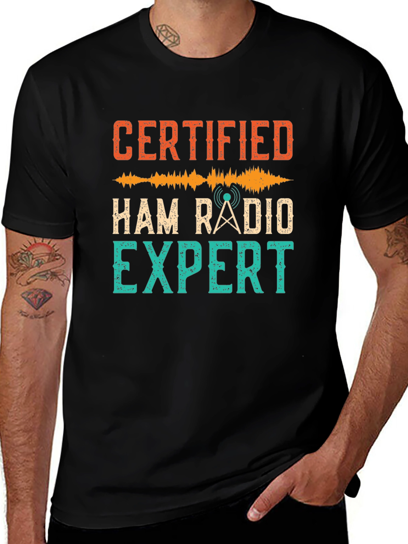 Certified Ham Radio Expert Graphic Tee