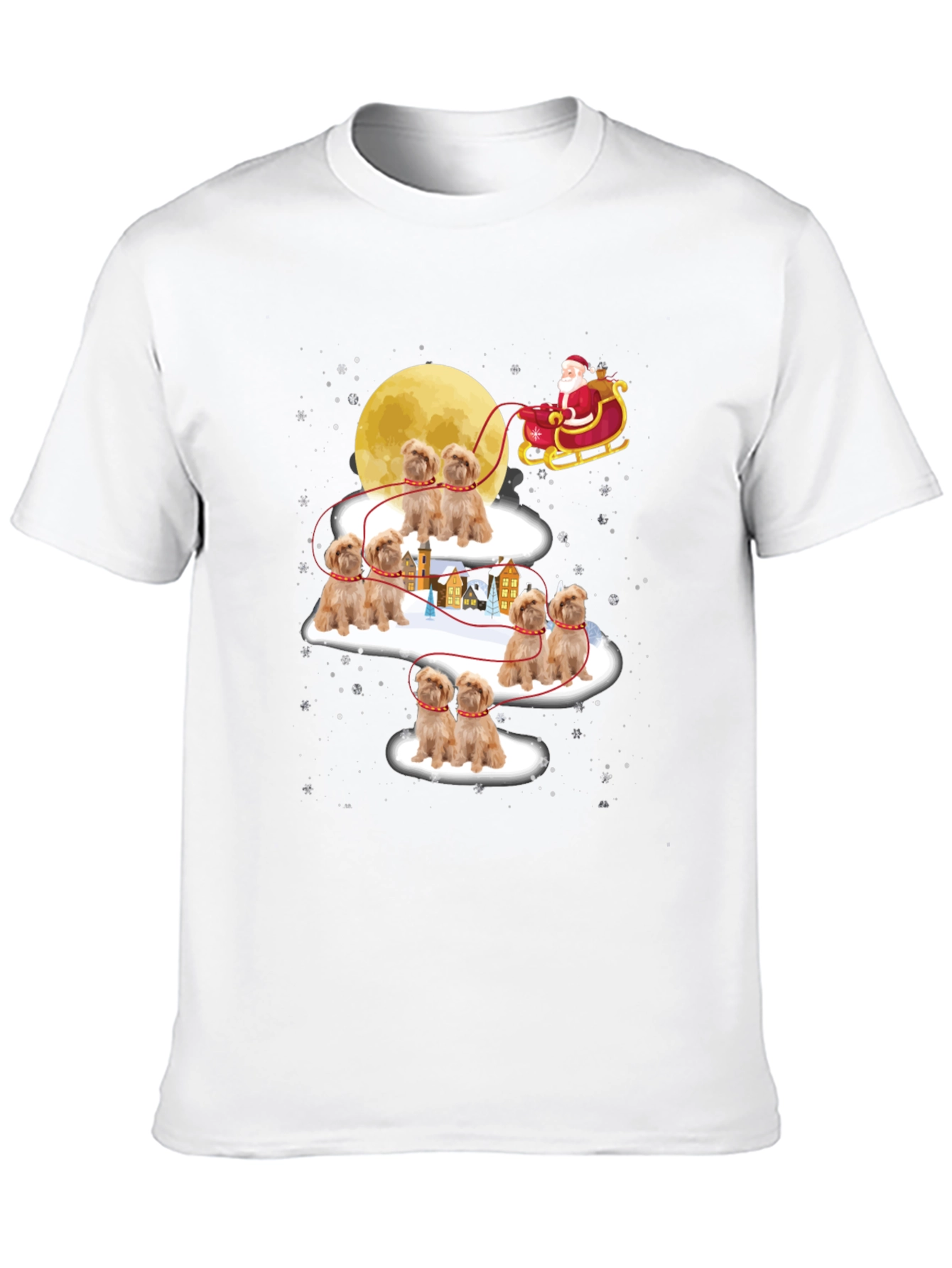Santas Dog Sleigh T-Shirt