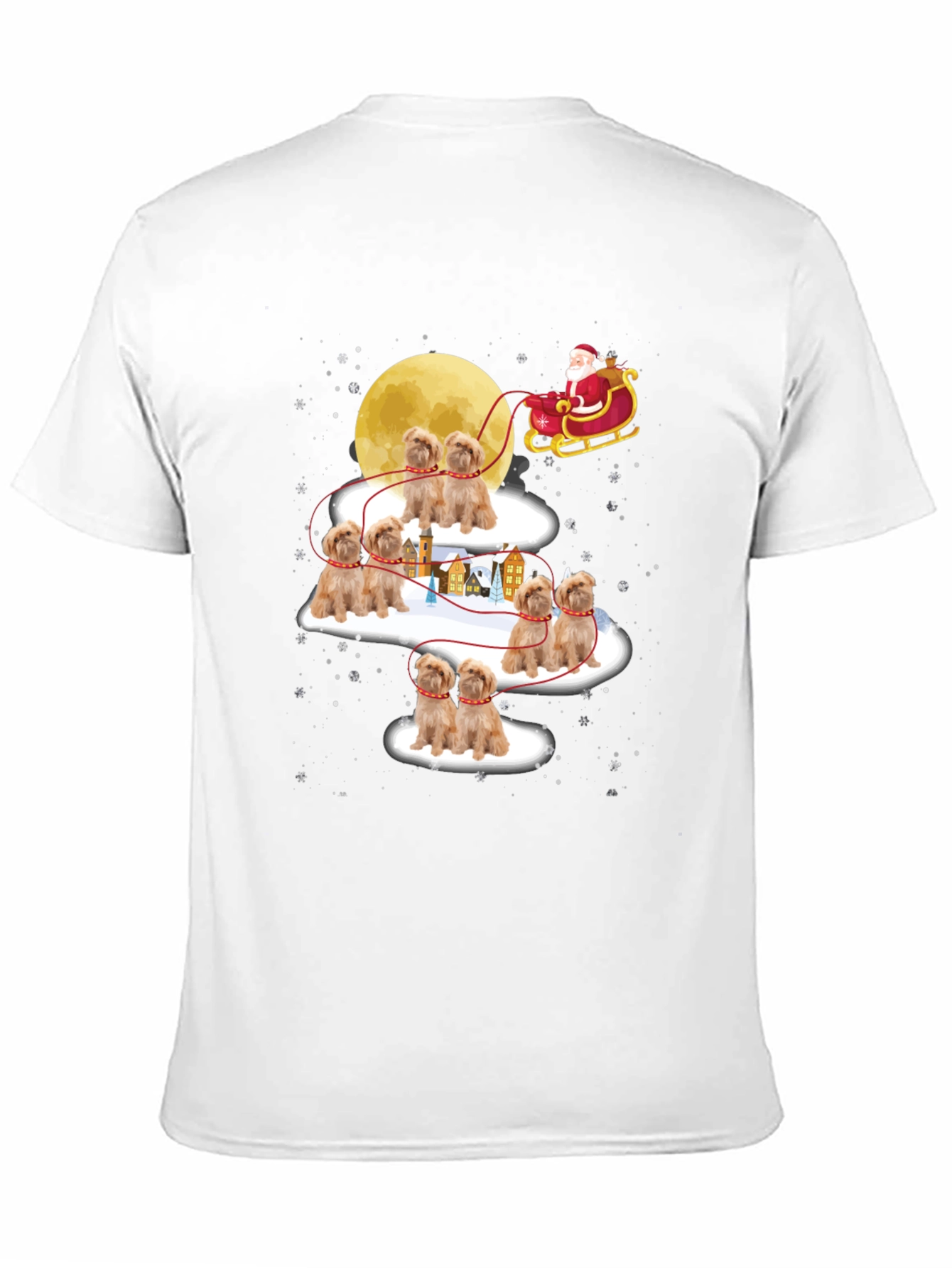 Santas Dog Sleigh T-Shirt