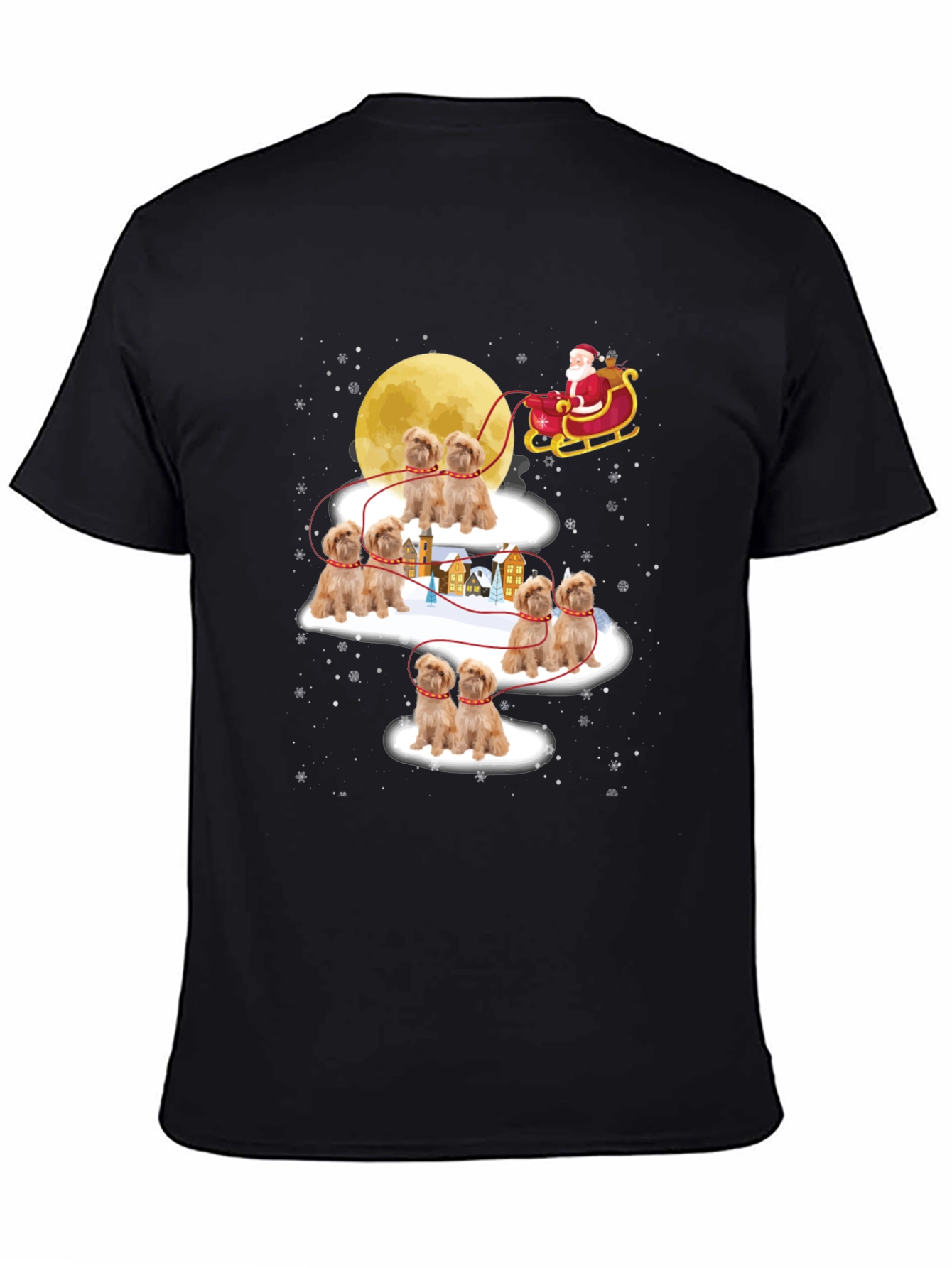 Santas Dog Sleigh T-Shirt
