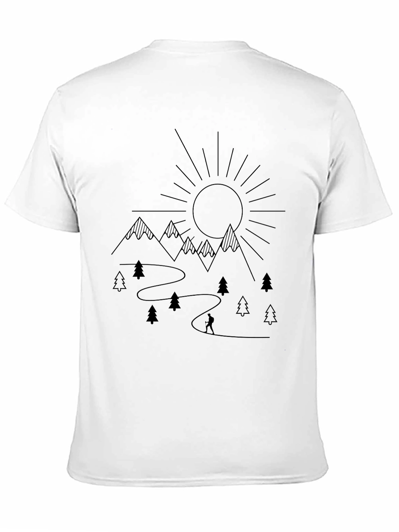 Mountain Adventure Black T-Shirt