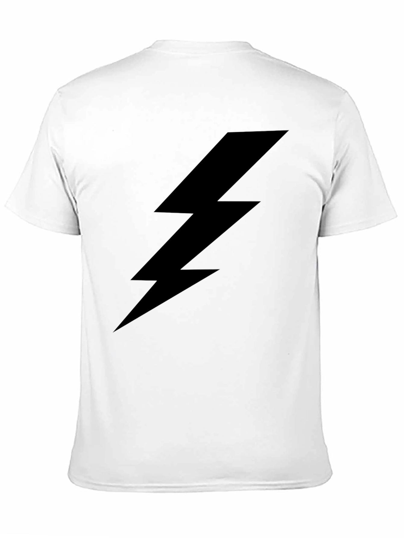 Lightning Bolt Graphic Tee - Black