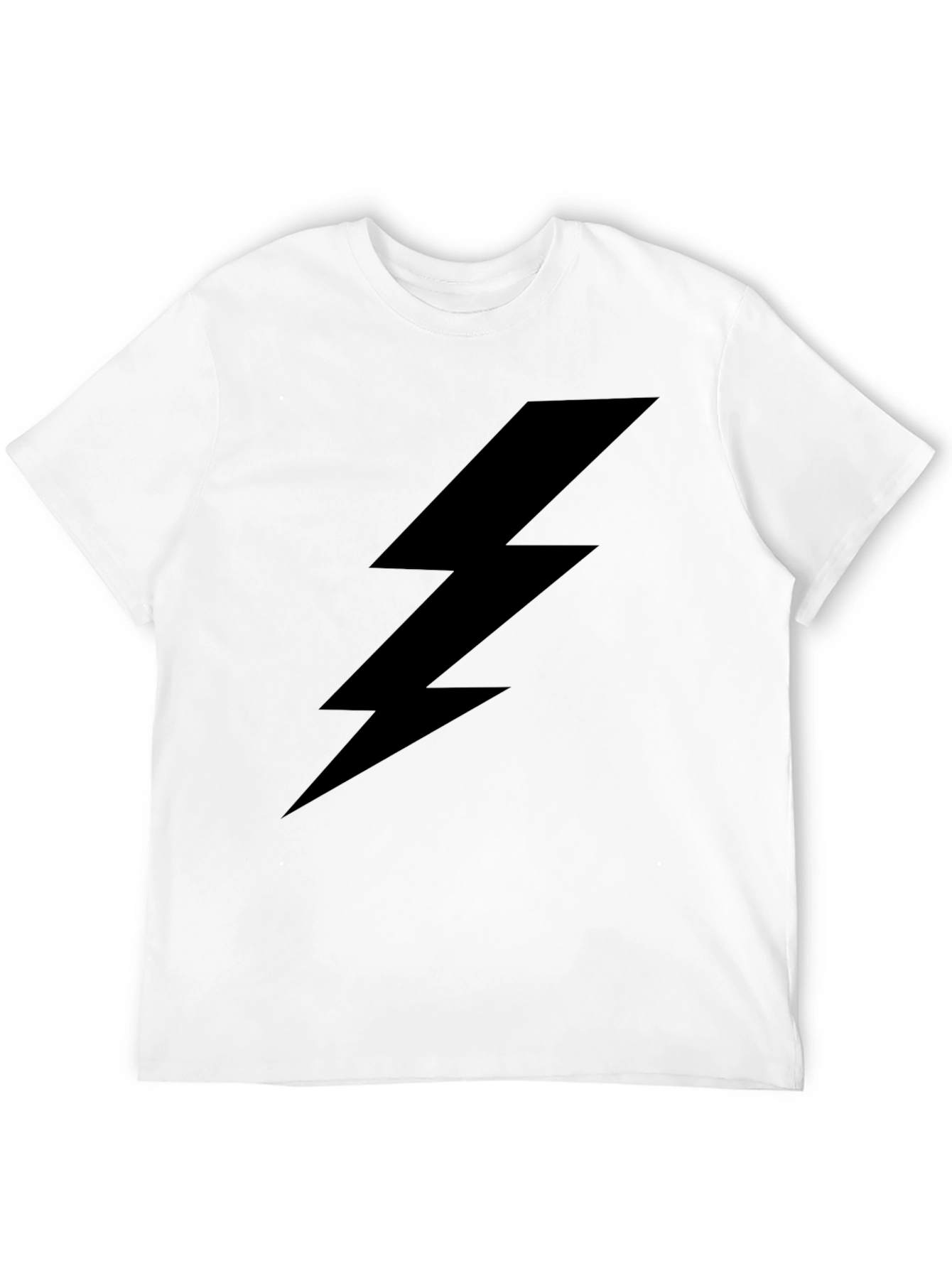 Lightning Bolt Graphic Tee - Black
