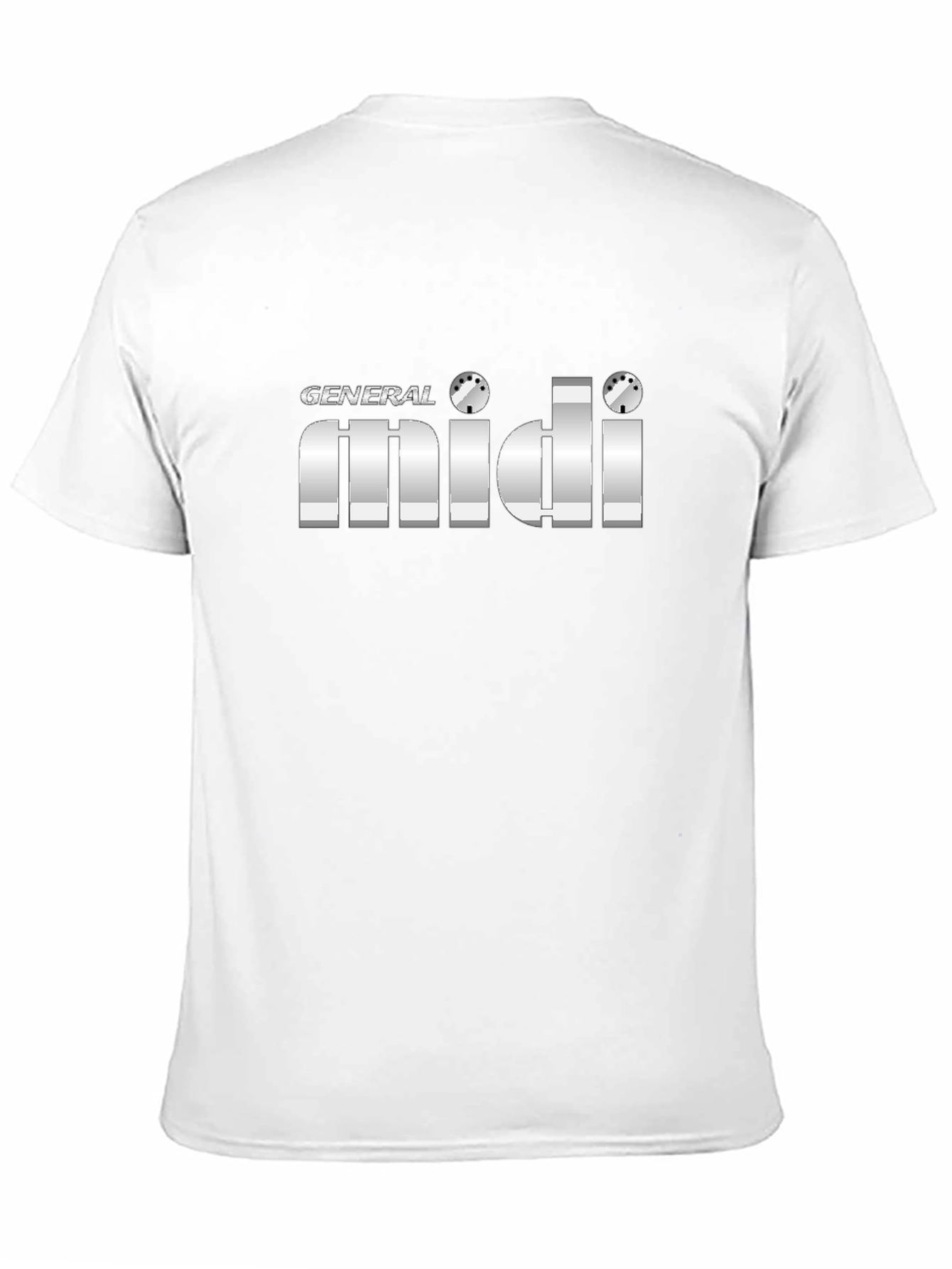 General MIDI Black T-Shirt - Music Producer Apparel