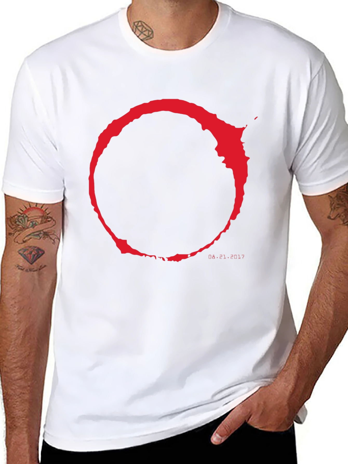 Eclipse Date Tee: Aug 21 2017 Solar Event Shirt