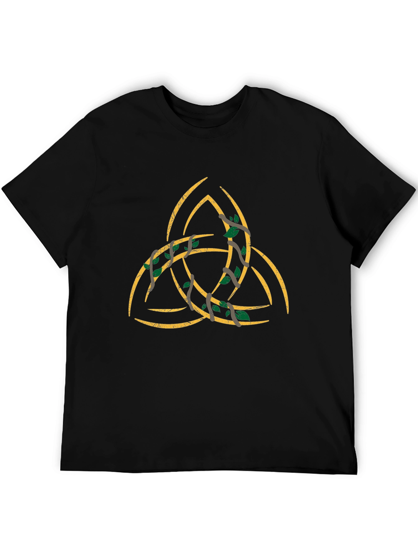 Celtic Knot Tree T-Shirt - Mens Black Graphic Tee