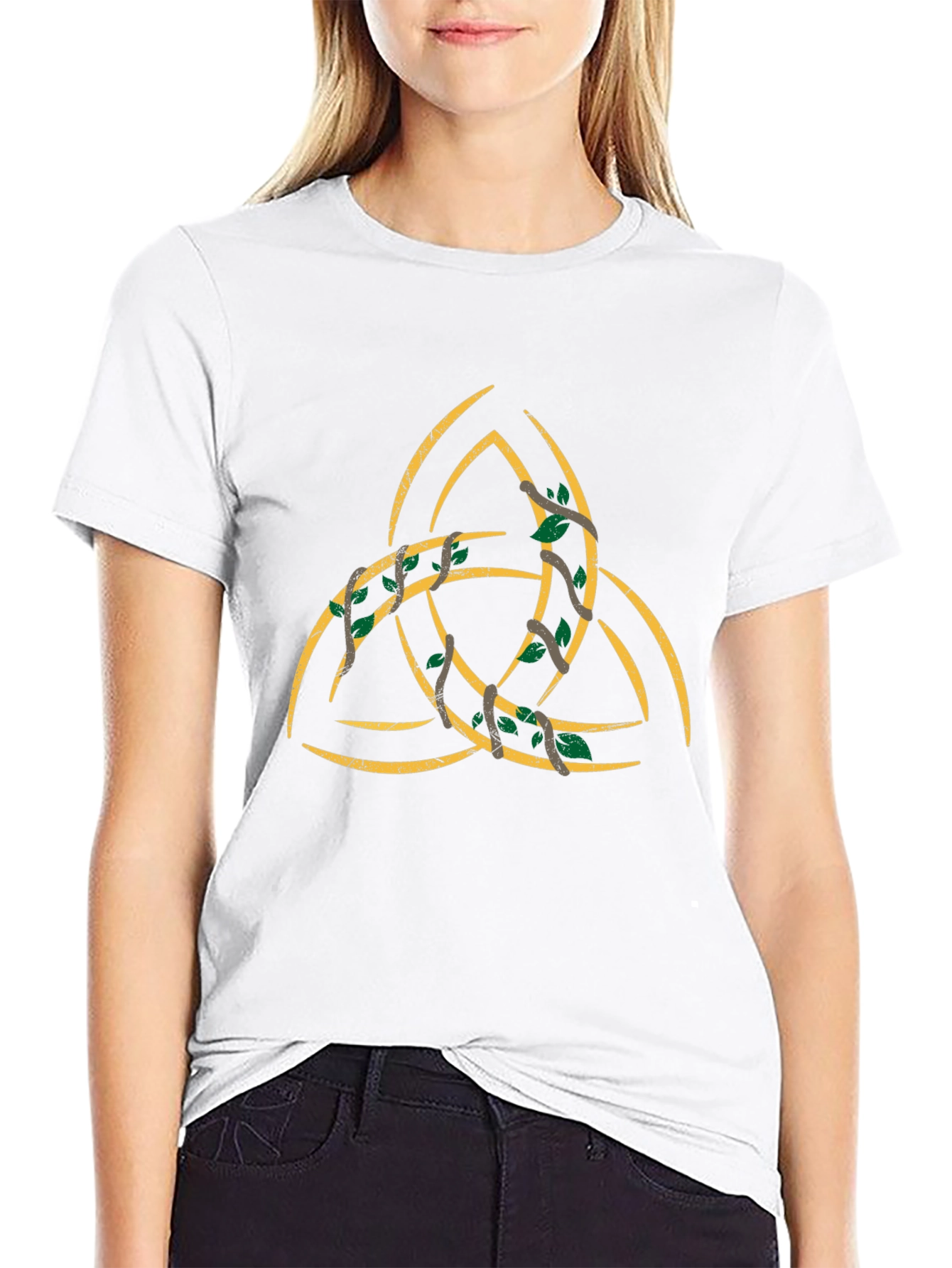 Celtic Knot Tree T-Shirt - Mens Black Graphic Tee
