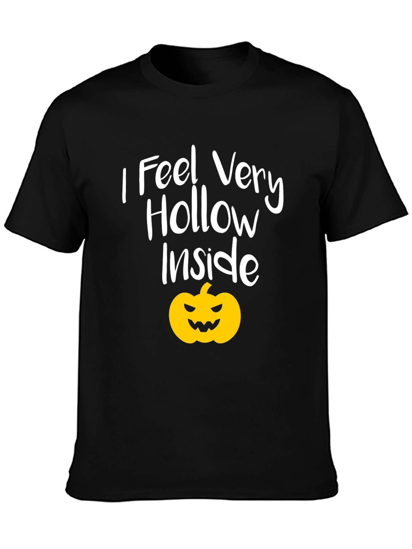 I Feel Hollow Inside Halloween Pumpkin T-Shirt