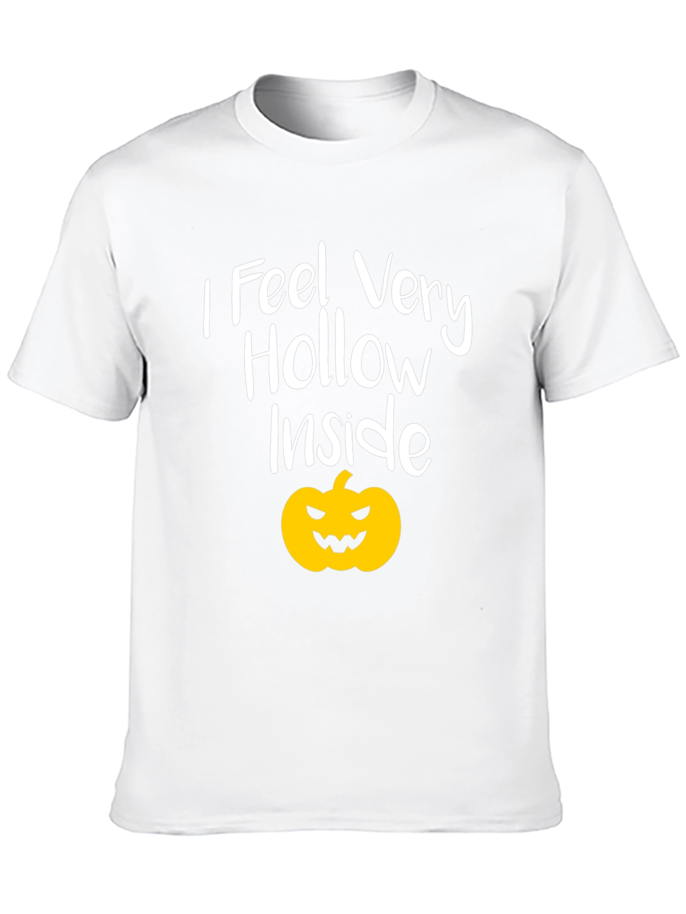 I Feel Hollow Inside Halloween Pumpkin T-Shirt