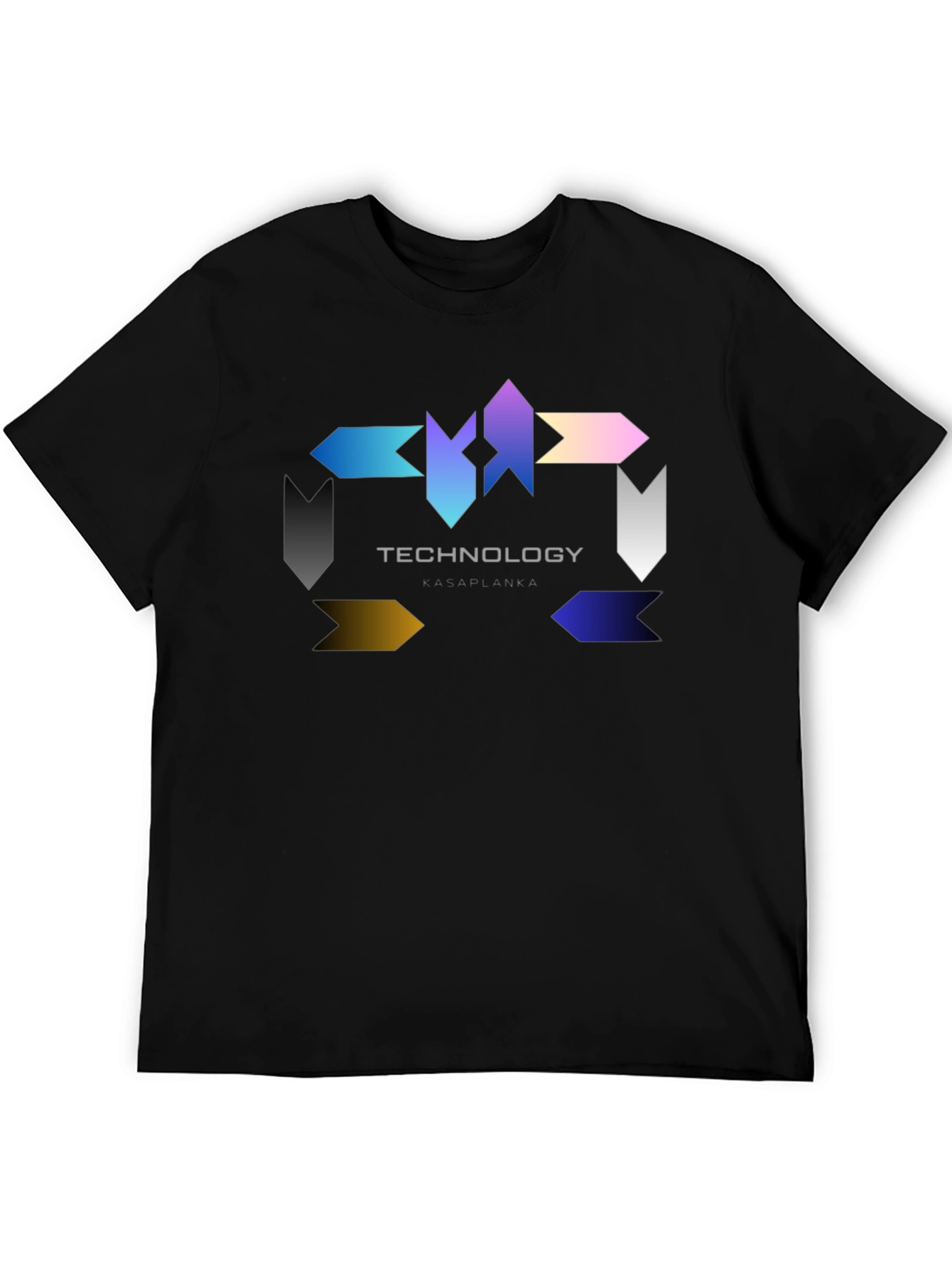 Technology Graphic Black T-Shirt